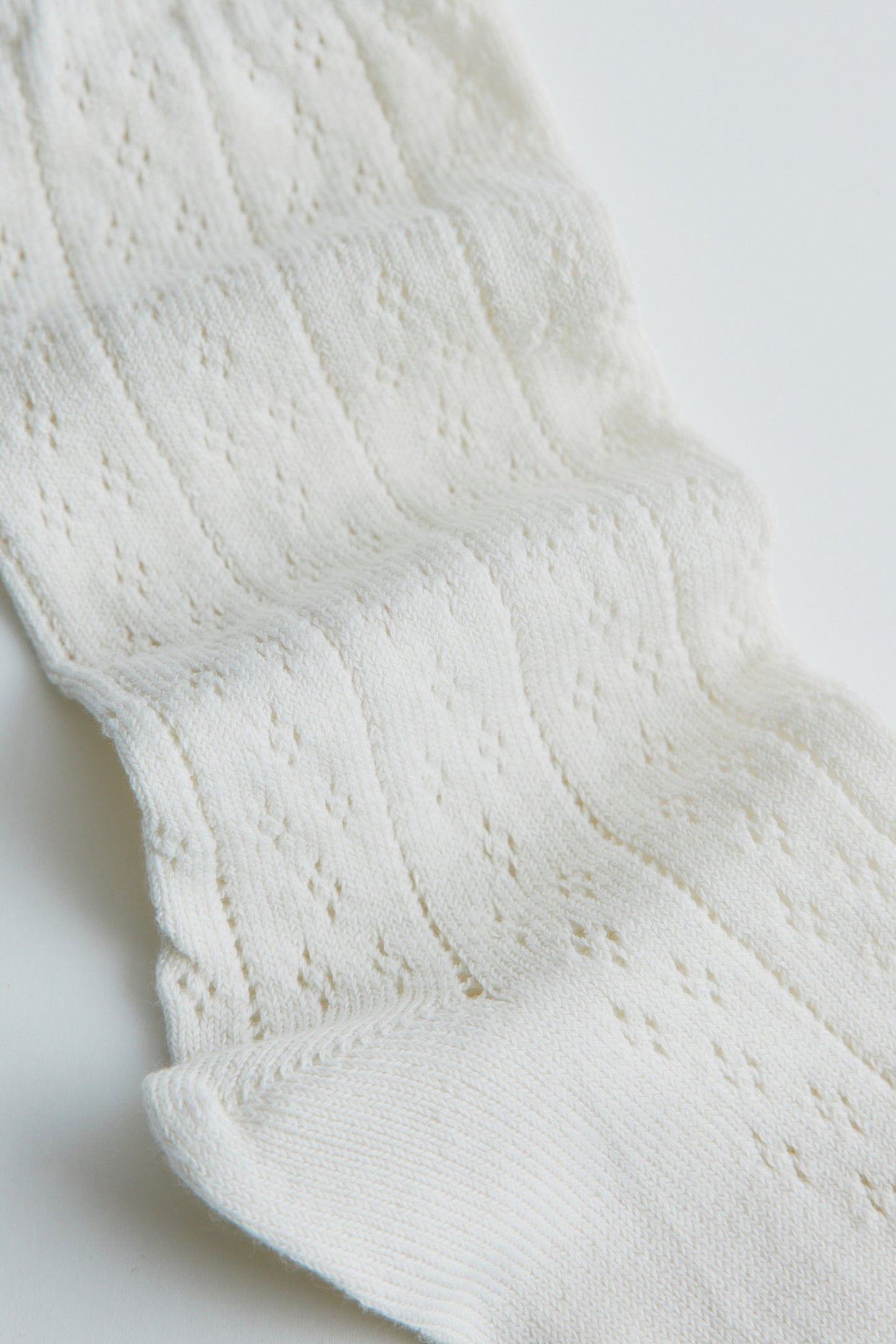 Pointelle Socks in Cloud Dancer