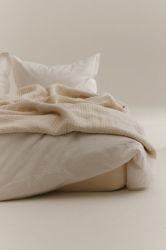 Quilted Comforter in Natural