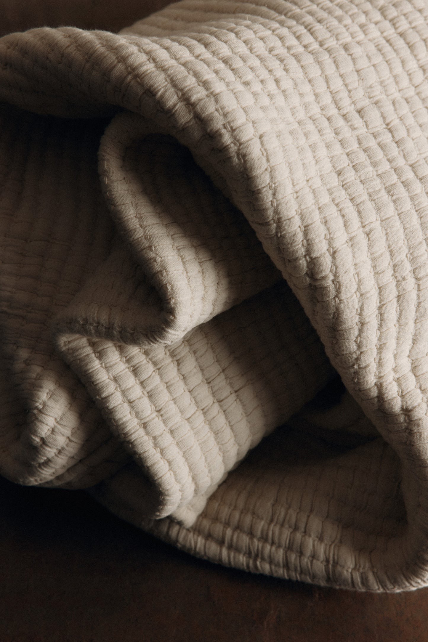 Quilted Comforter in Natural