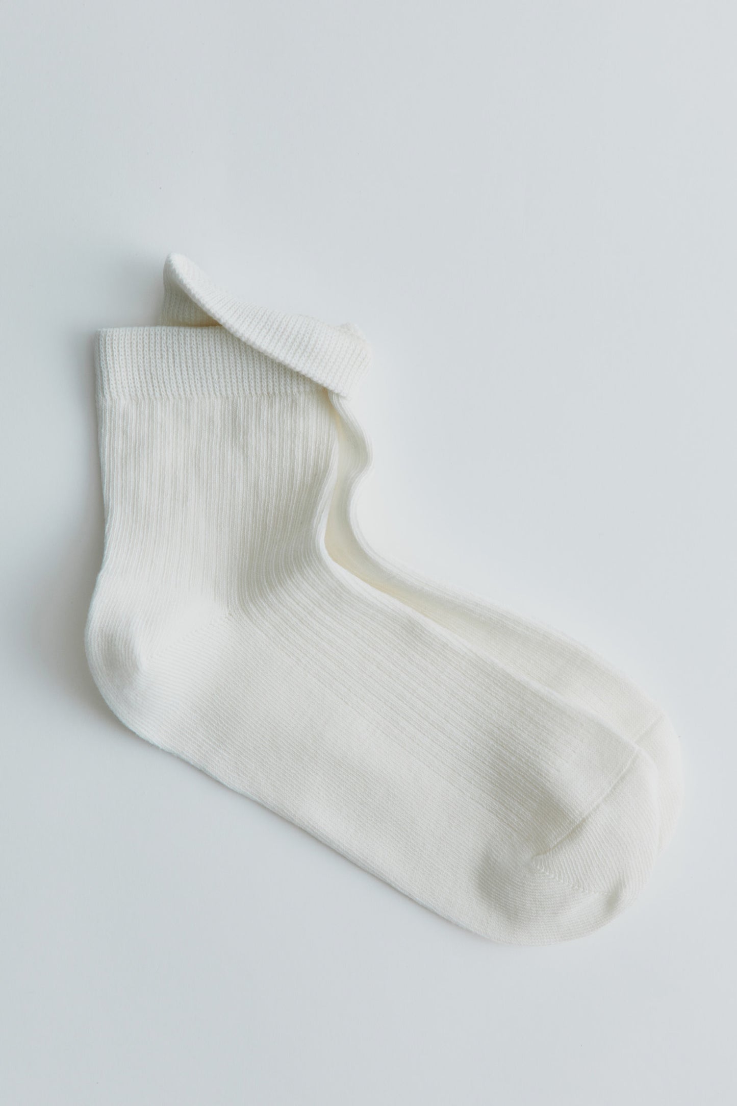 Rib Ankle Socks in Marshmallow