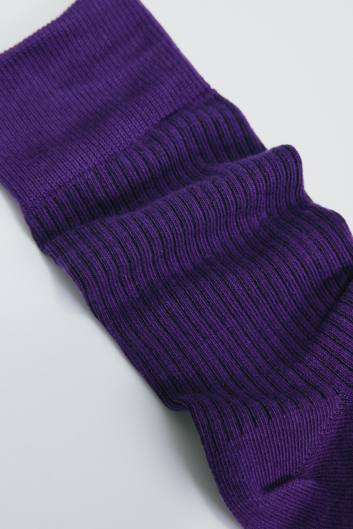 Rib Socks in Deep Purple