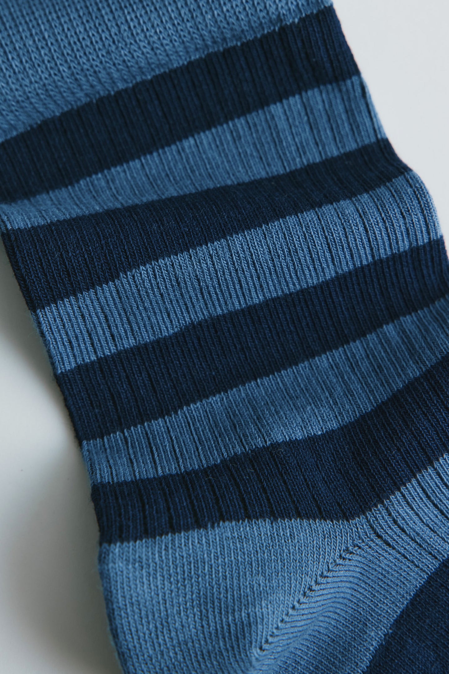 Rib Socks in Delta/Midnight Stripe