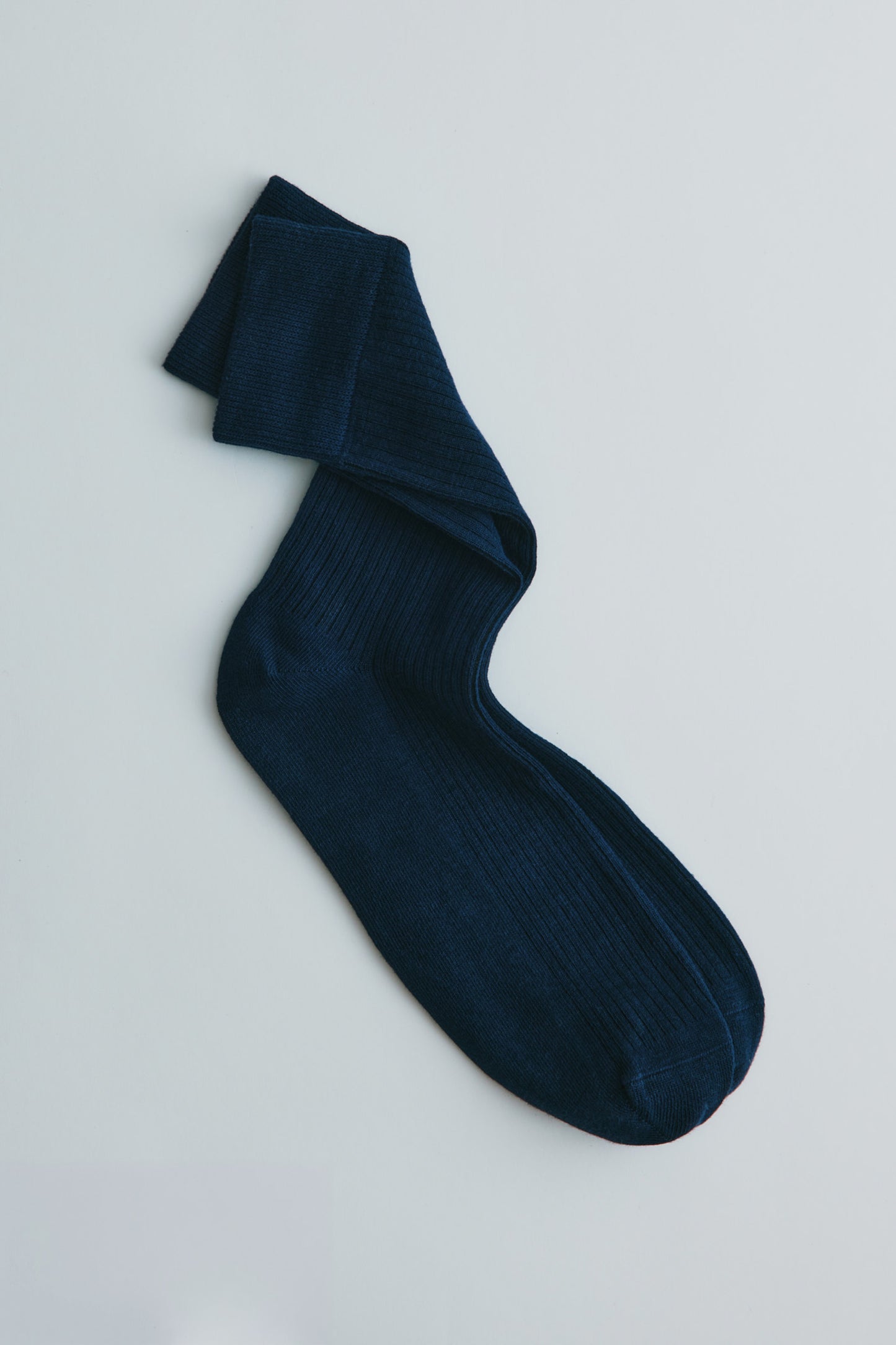 Rib Socks in Midnight