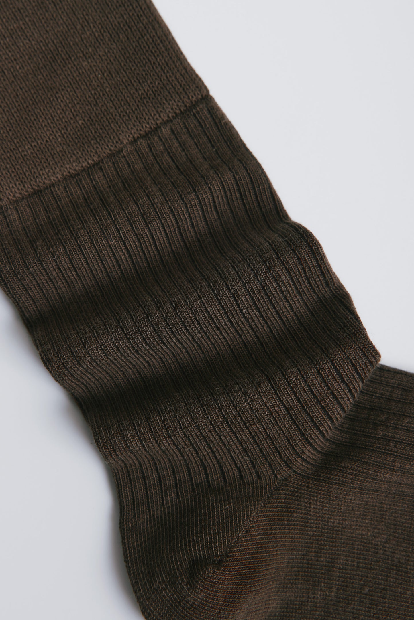 Rib Socks in Walnut