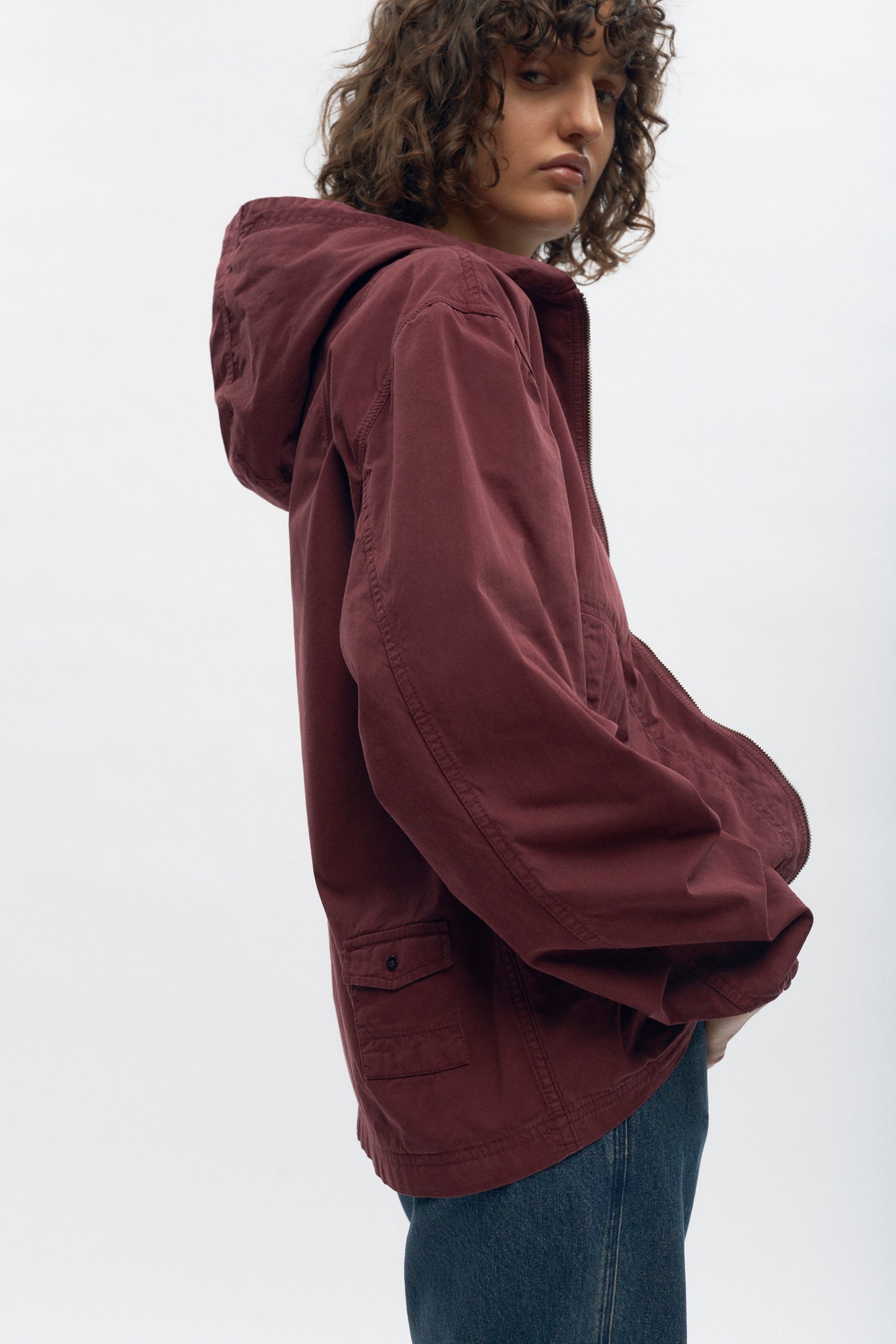 Tefnut Beach Hoodie in Plum