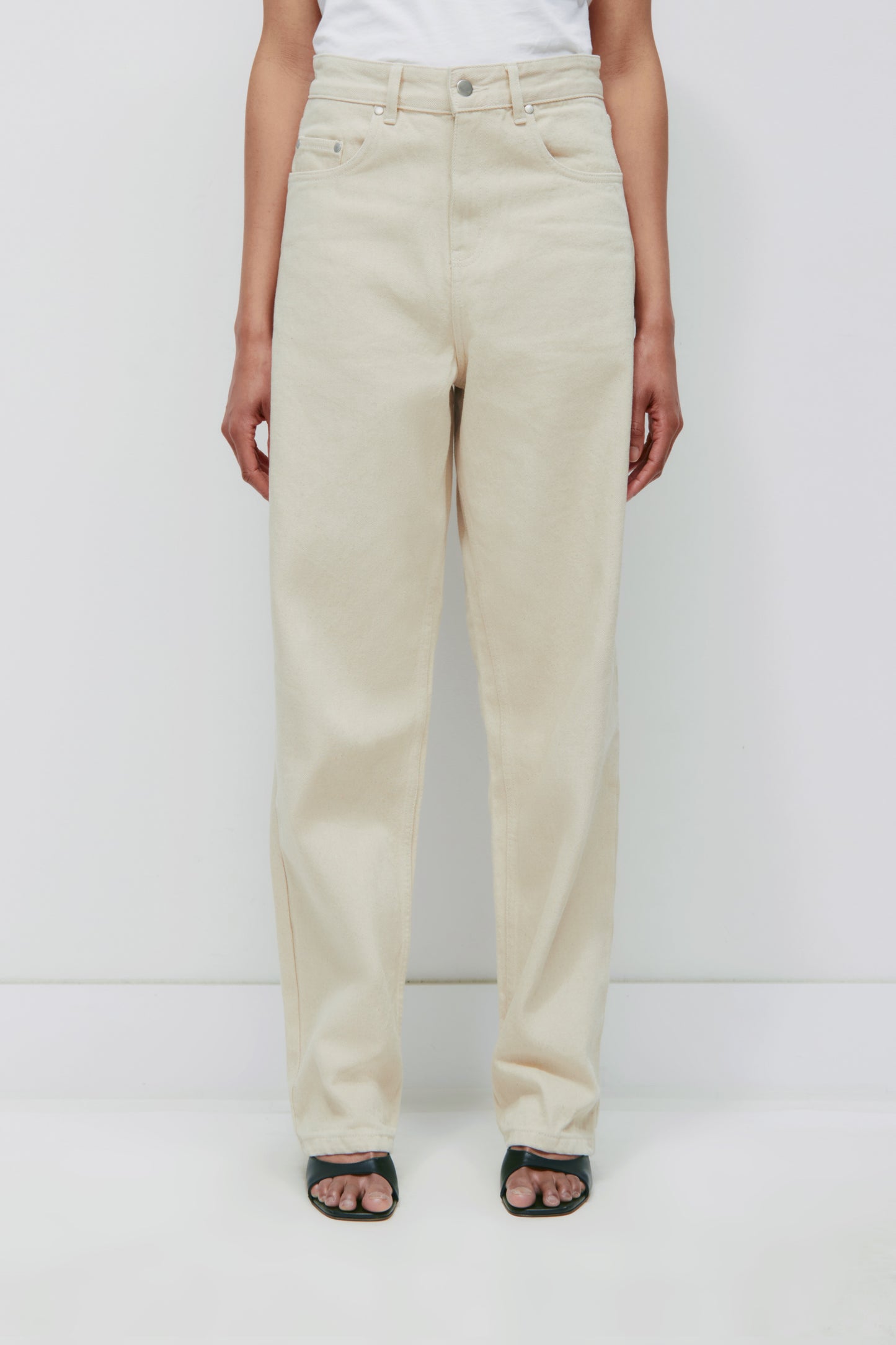 Unisex Antifit Denim in Natural