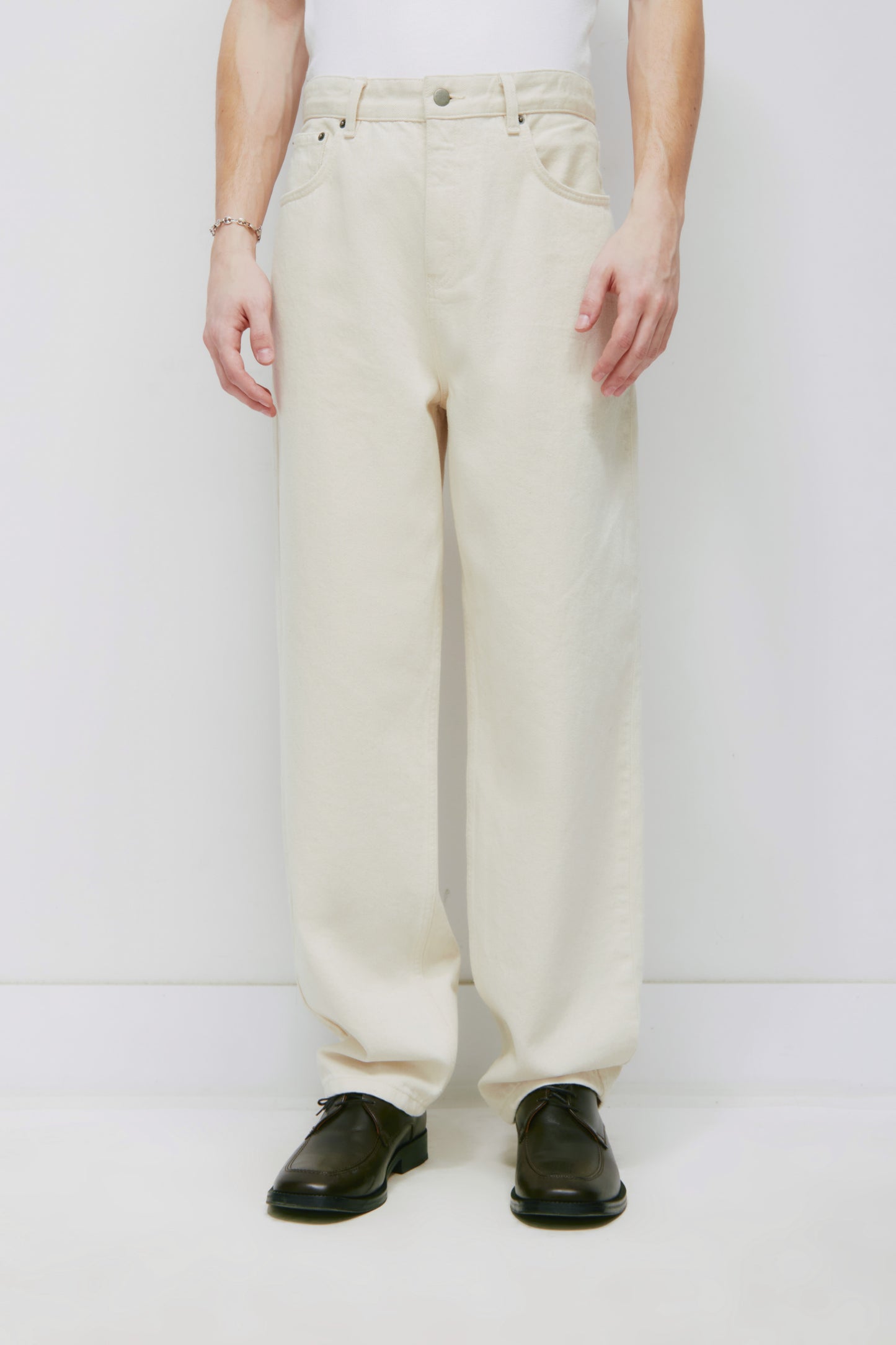Unisex Antifit Denim in Natural