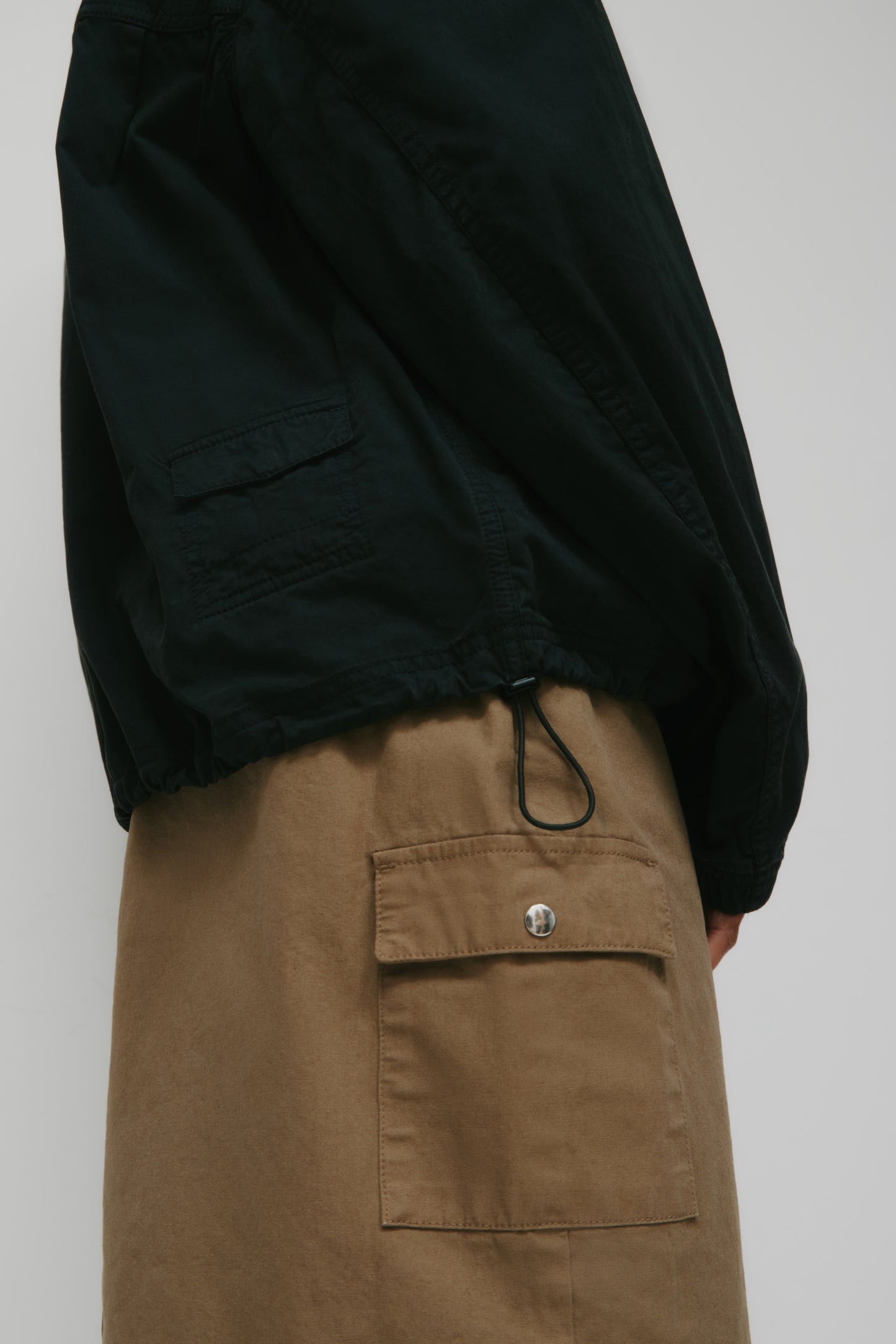 Men's Tefnut Stand Collar Jacket in Black