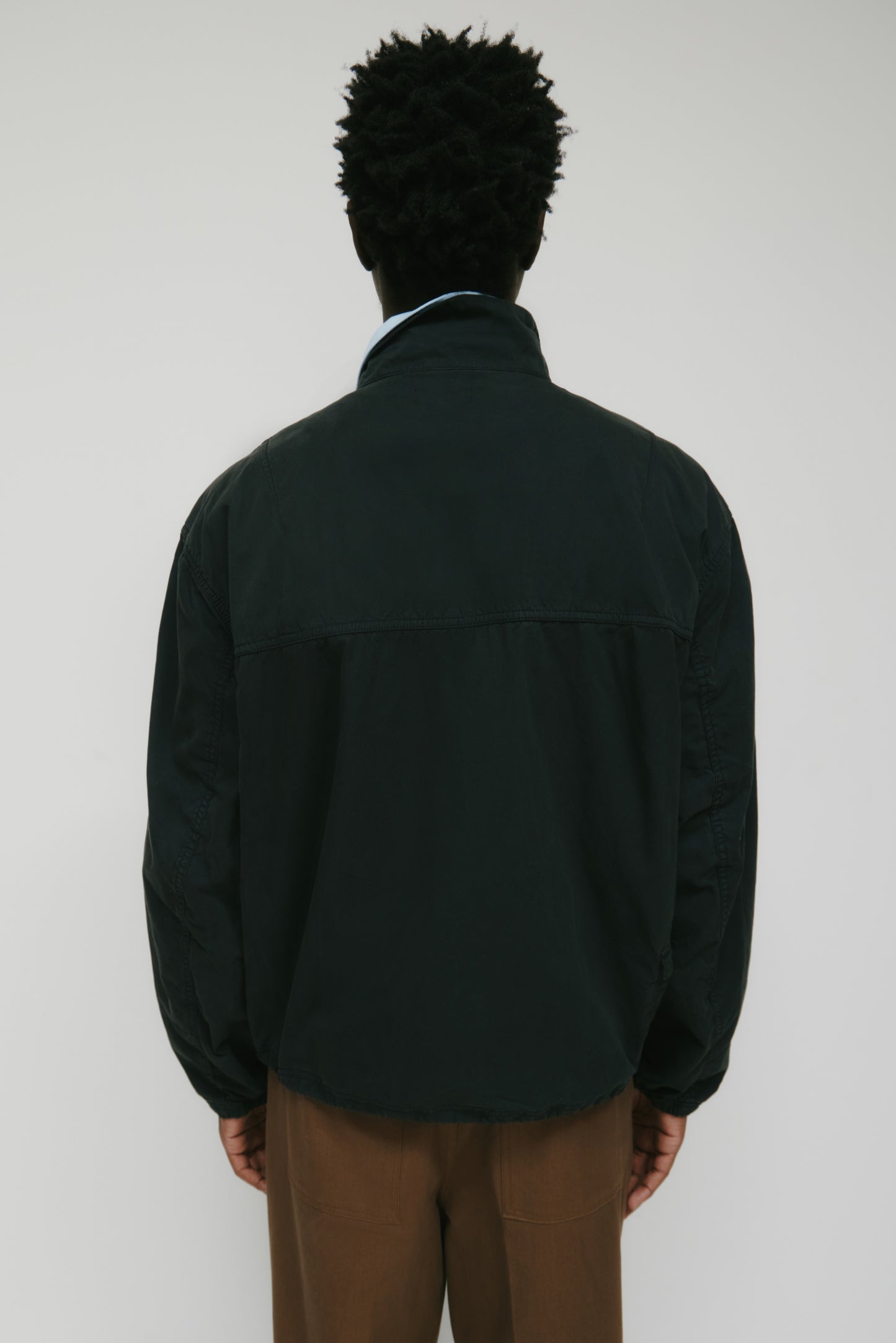 Men's Tefnut Stand Collar Jacket in Black