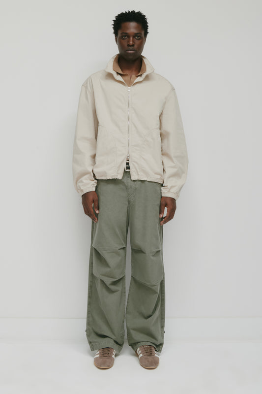 Men's Tefnut Stand Collar Jacket in Stone