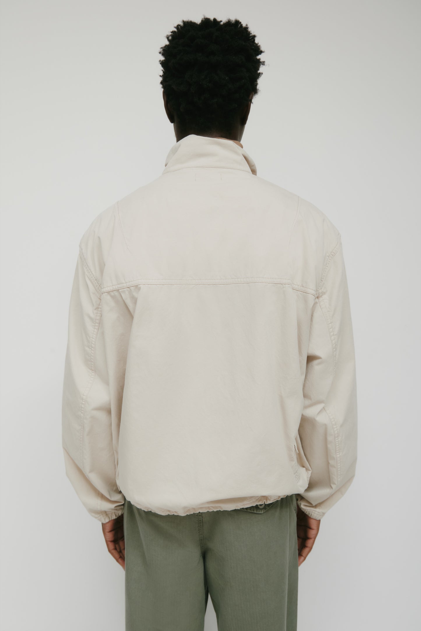 Men's Tefnut Stand Collar Jacket in Stone