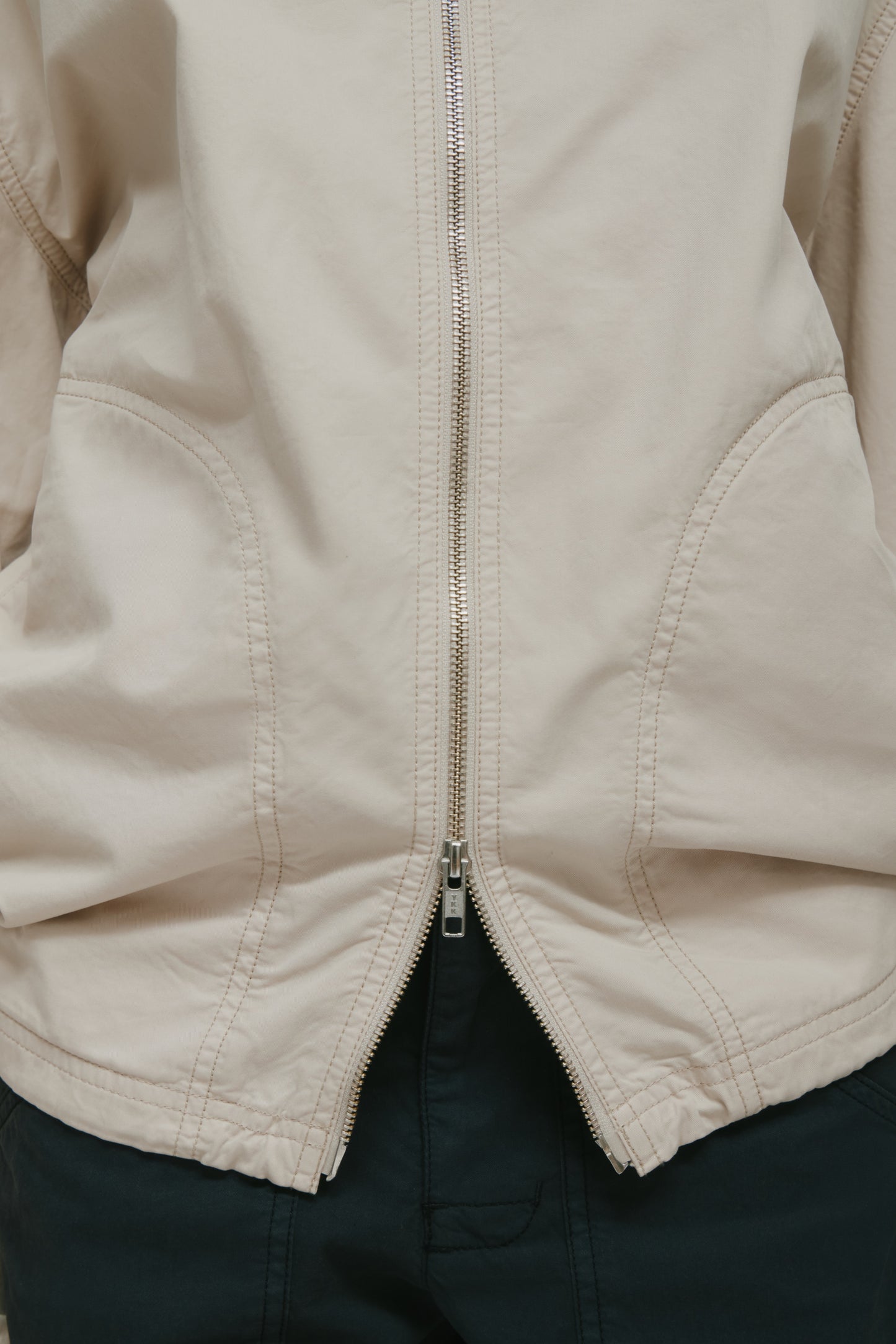 Men's Tefnut Stand Collar Jacket in Stone