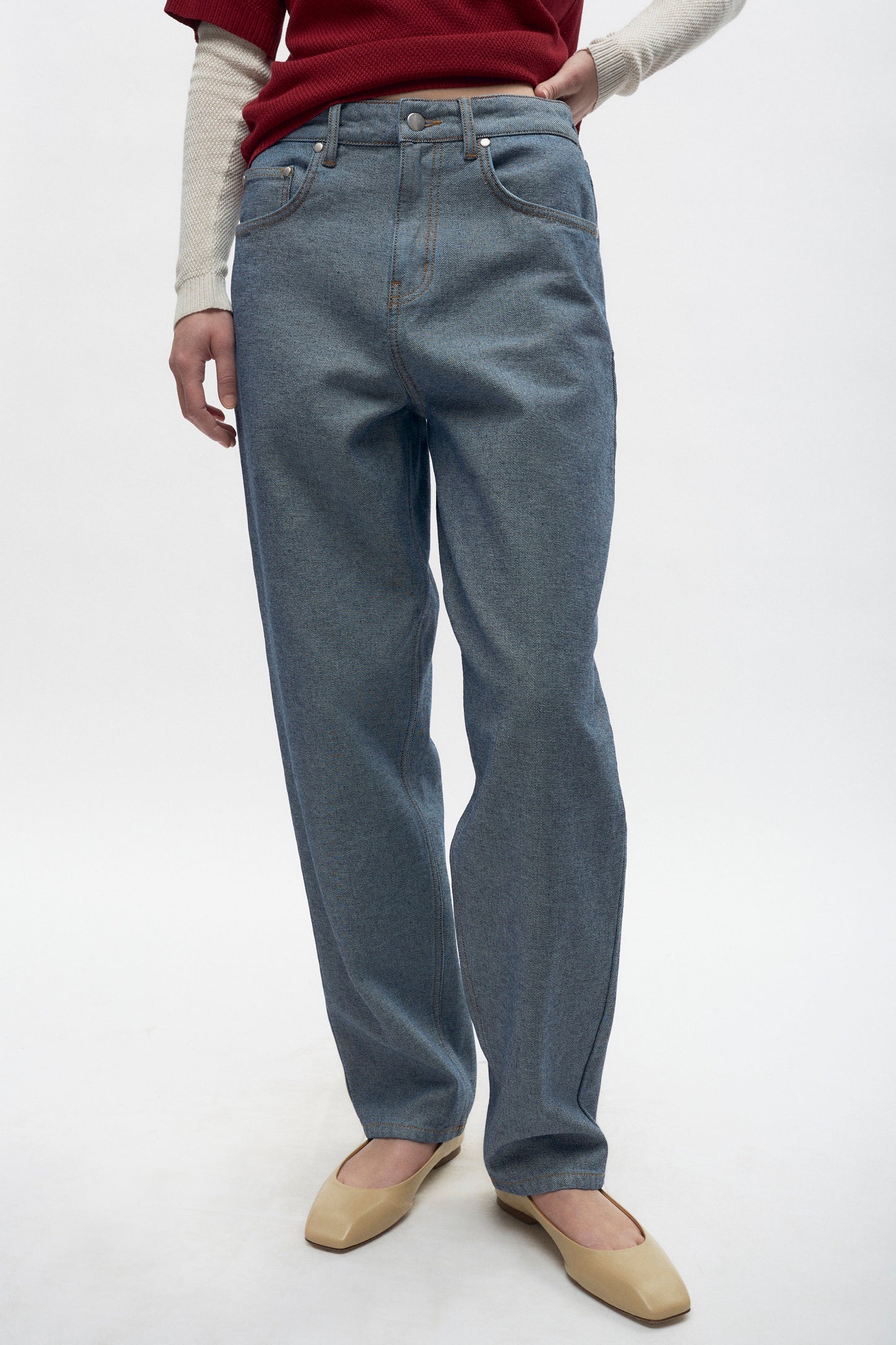 Unisex Antifit Denim in Reverse