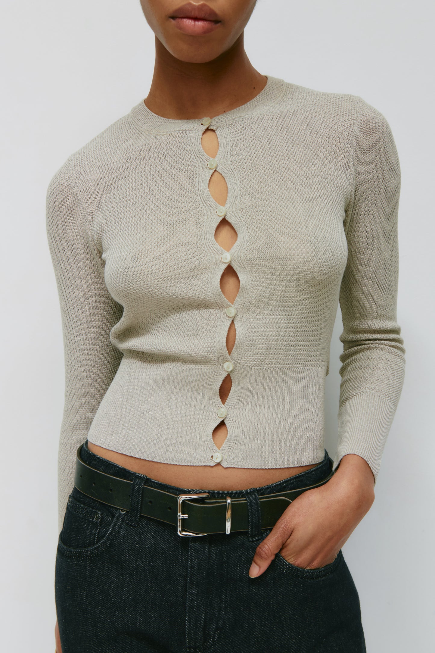 Women's Kenza Kissing Cardi in Lino