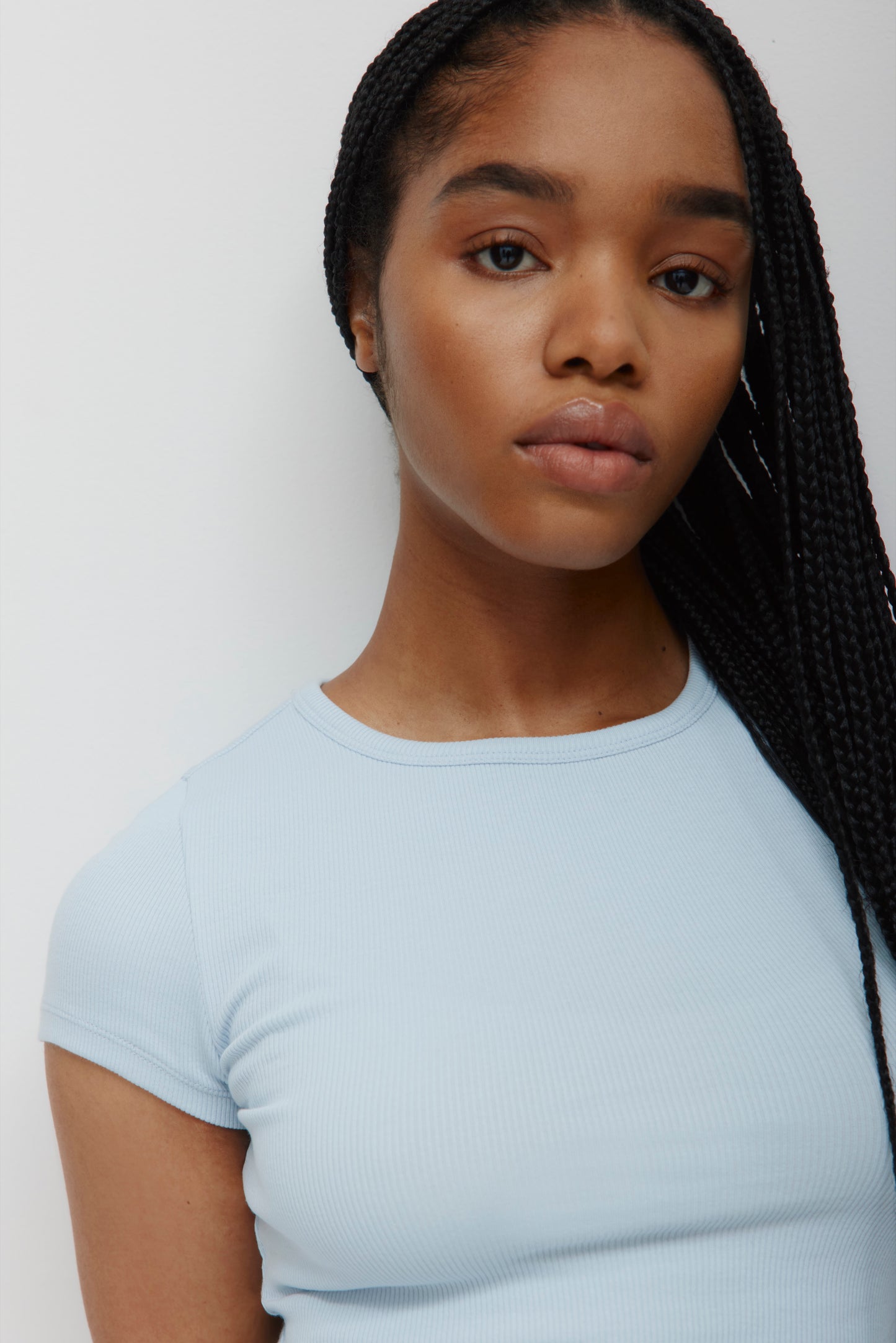 Women's 90's Tee in Blue Aura