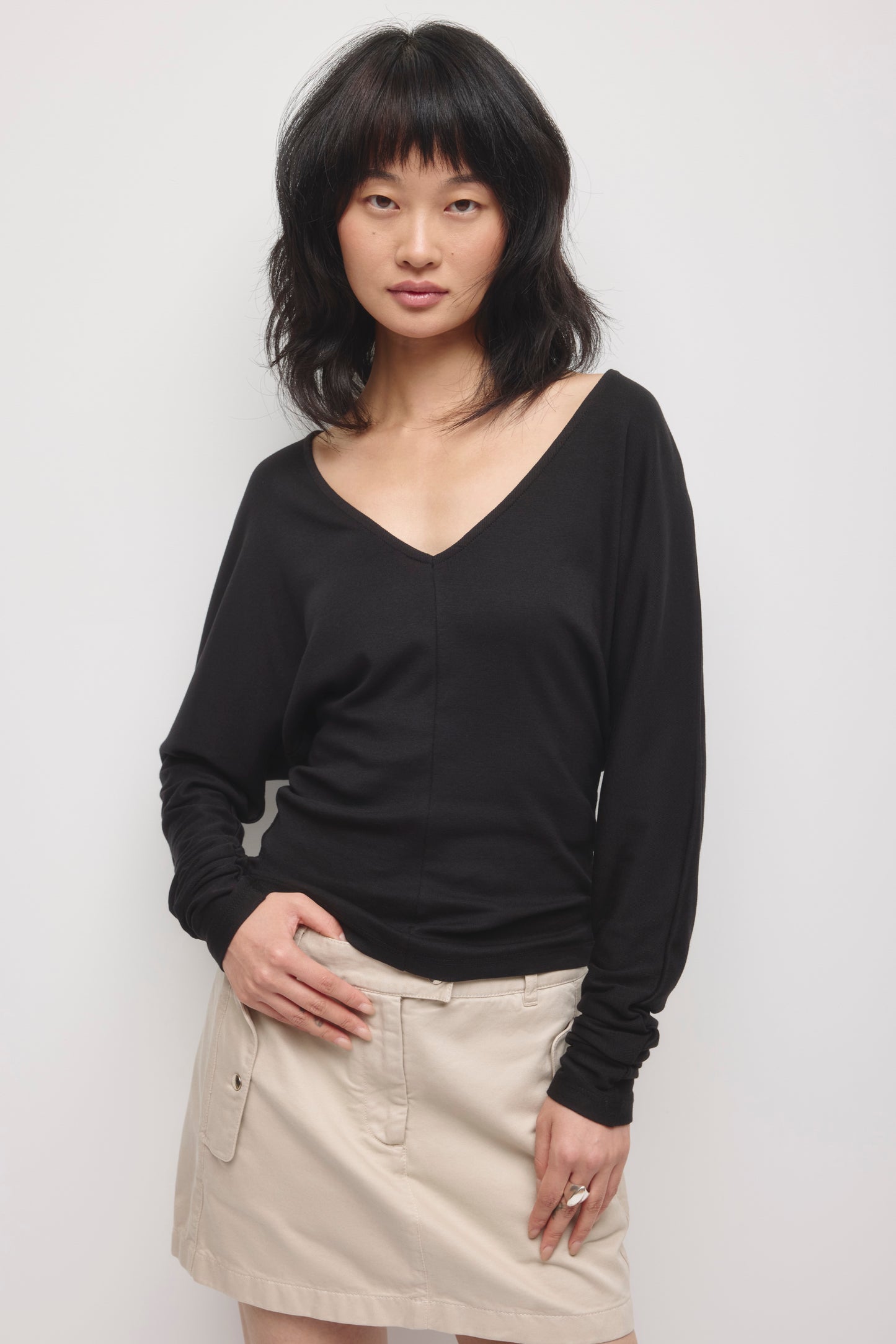 Women's Amaya Longsleeve in Black