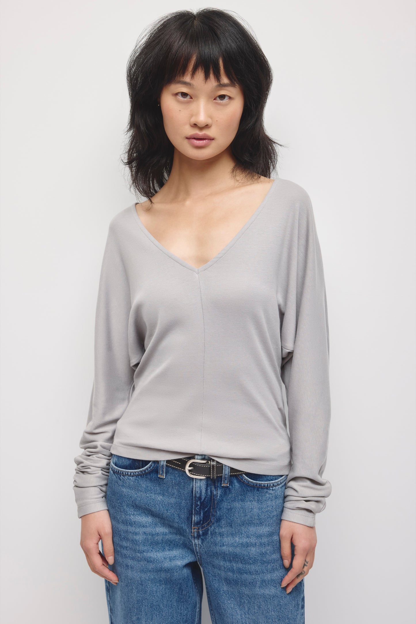 Women's Amaya Longsleeve in Gypsum