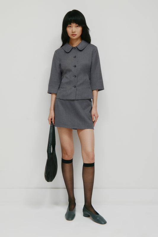 Women's Anisa Jacket in Charcoal Mix