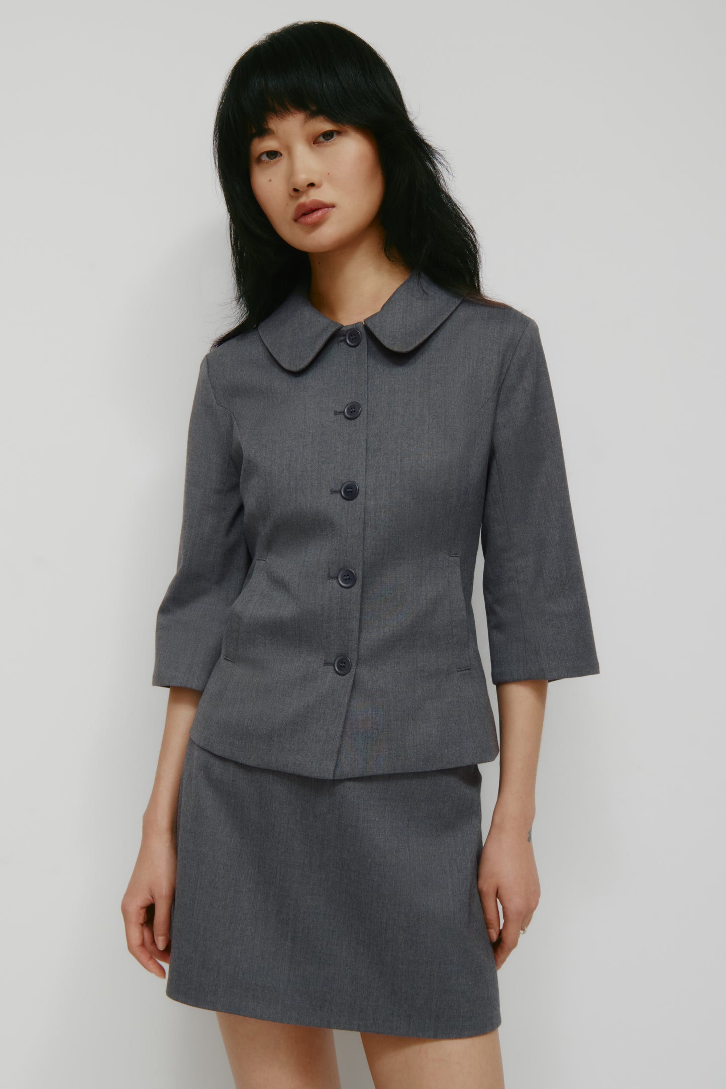Women's Anisa Jacket in Charcoal Mix