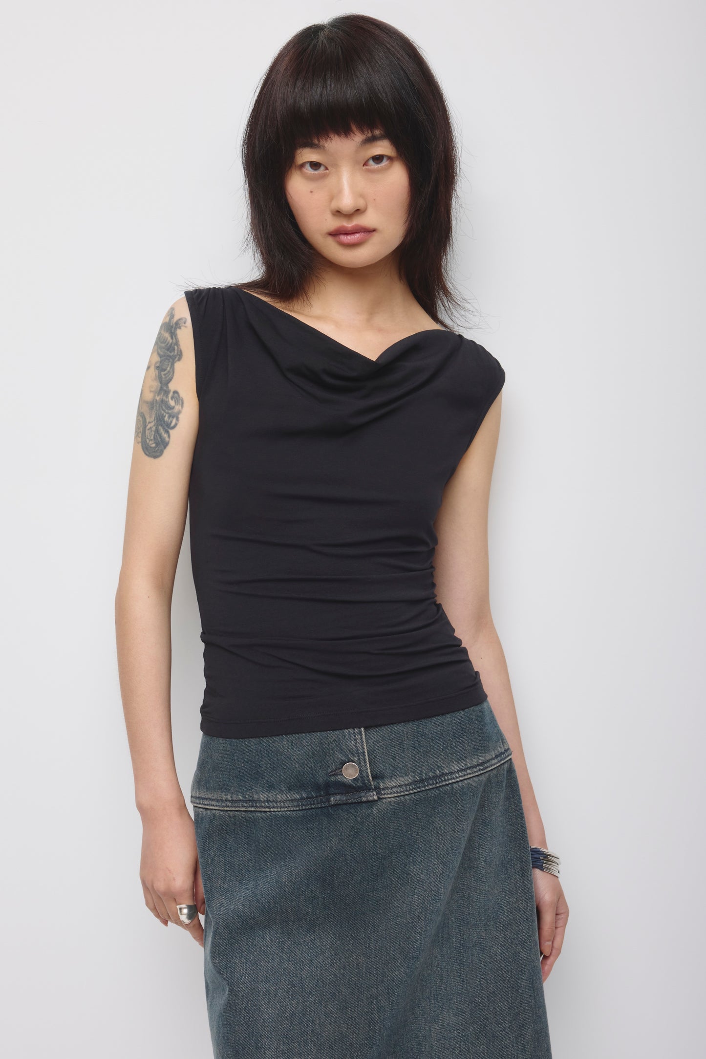 Women's Basima Tank in Black