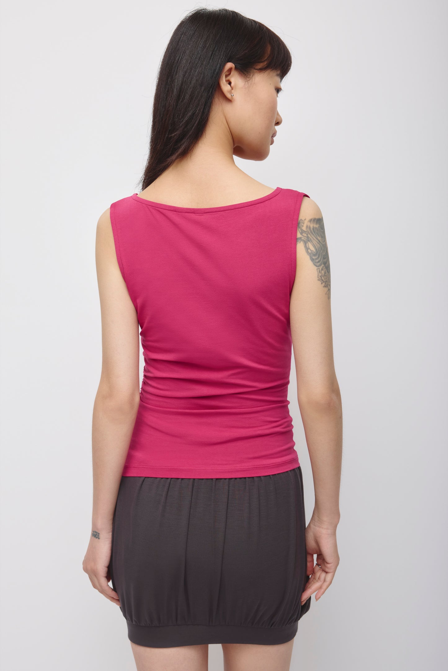 Women's Basima Tank in Sangria