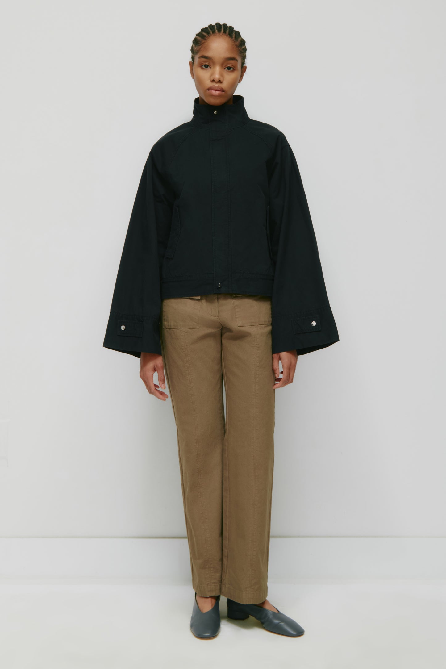 Women's Blouson Jacket in Black