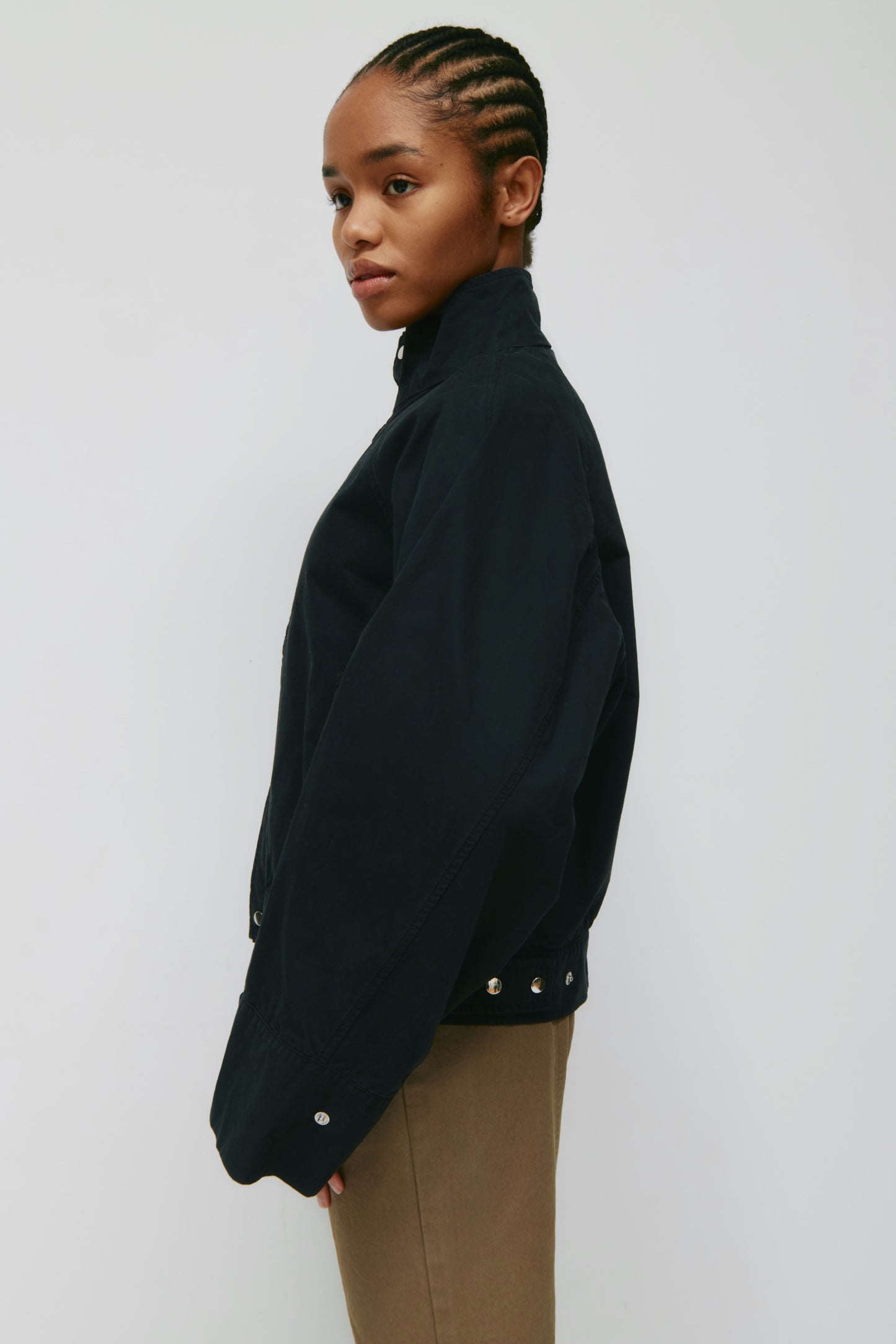 Women's Blouson Jacket in Black
