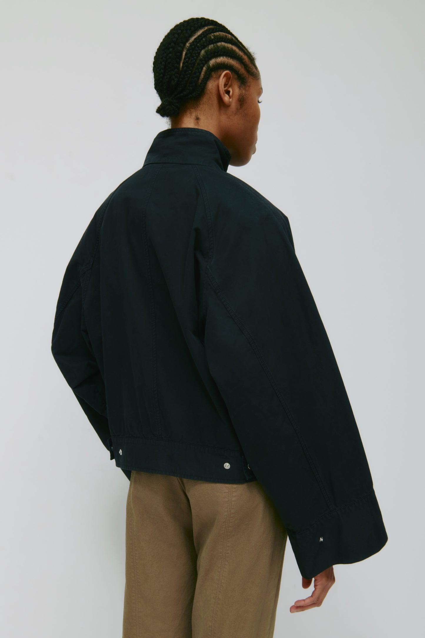Women's Blouson Jacket in Black