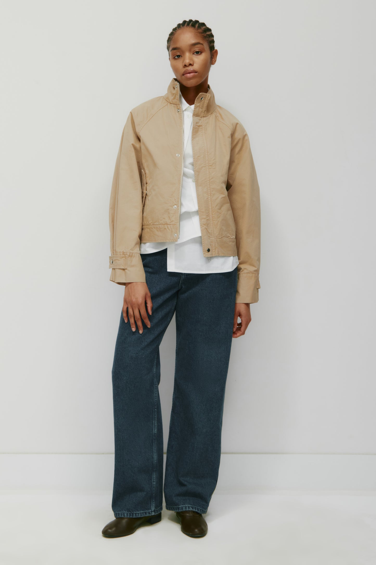 Women's Blouson Jacket in Safari