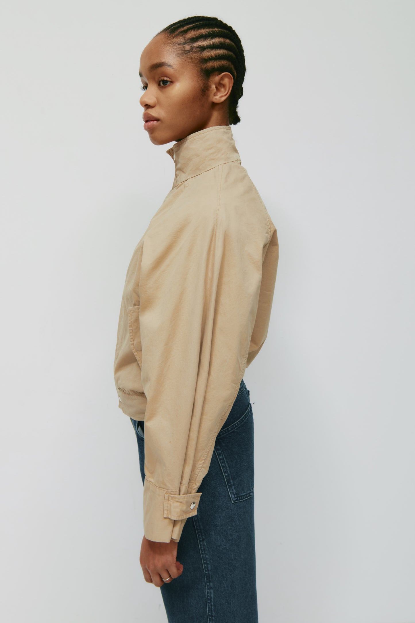Women's Blouson Jacket in Safari