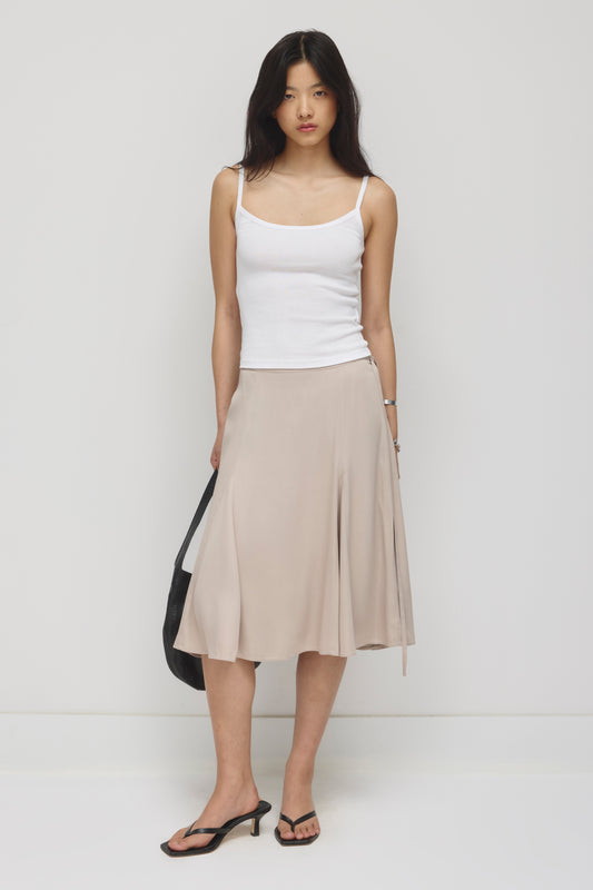 Women's Cleo Midi Skirt in Dove