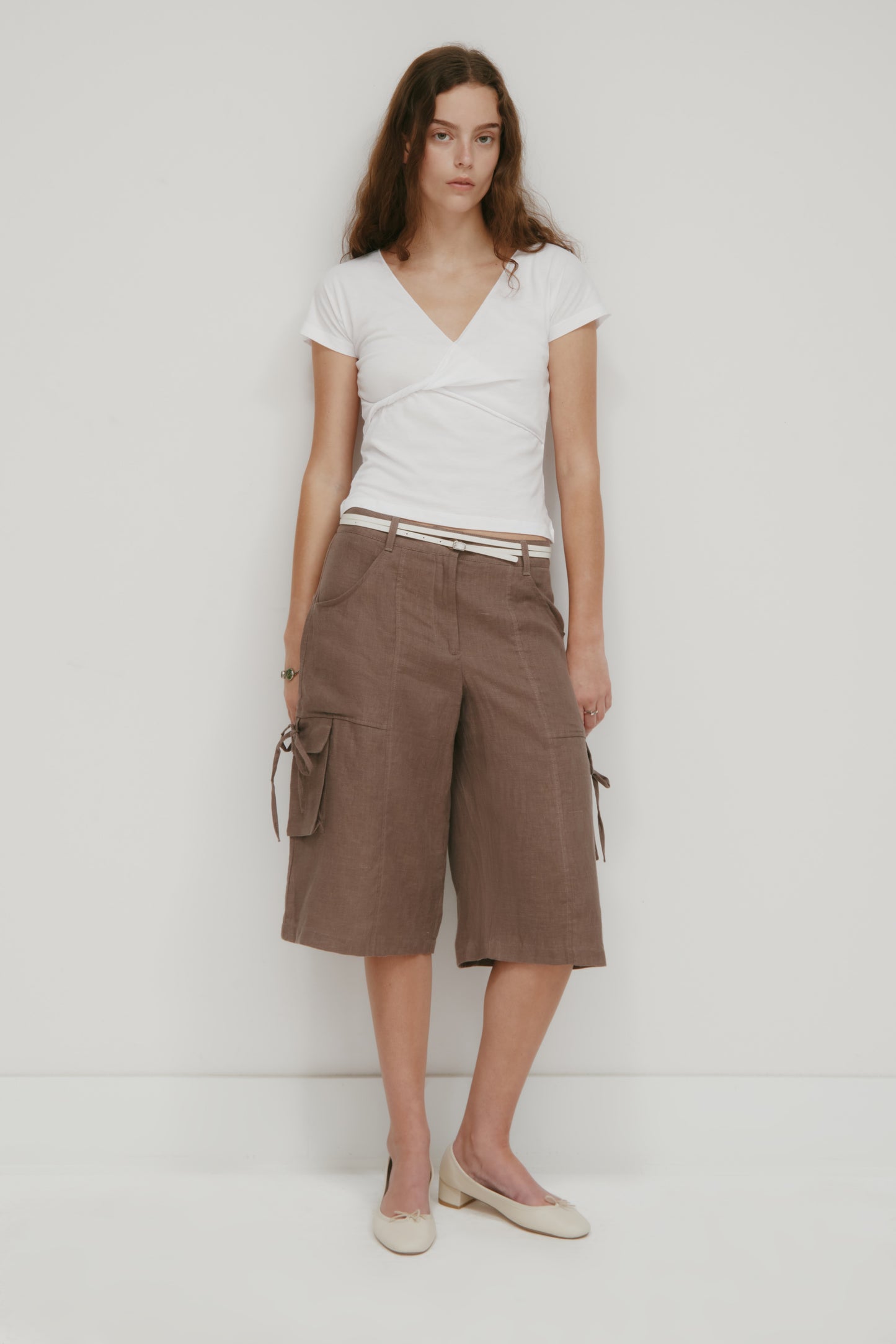 Women's Dalila Twist Top in White