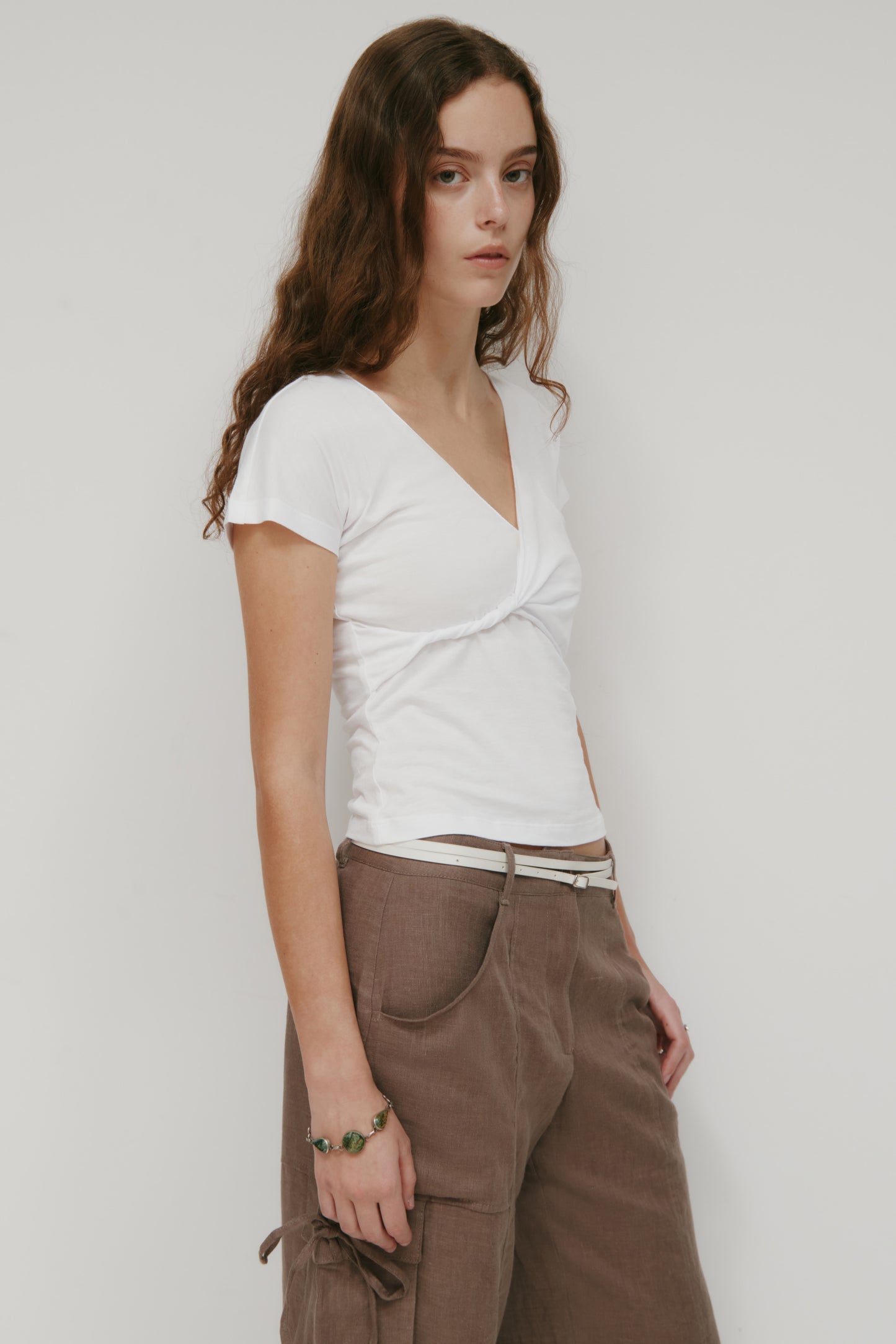 Women's Dalila Twist Top in White