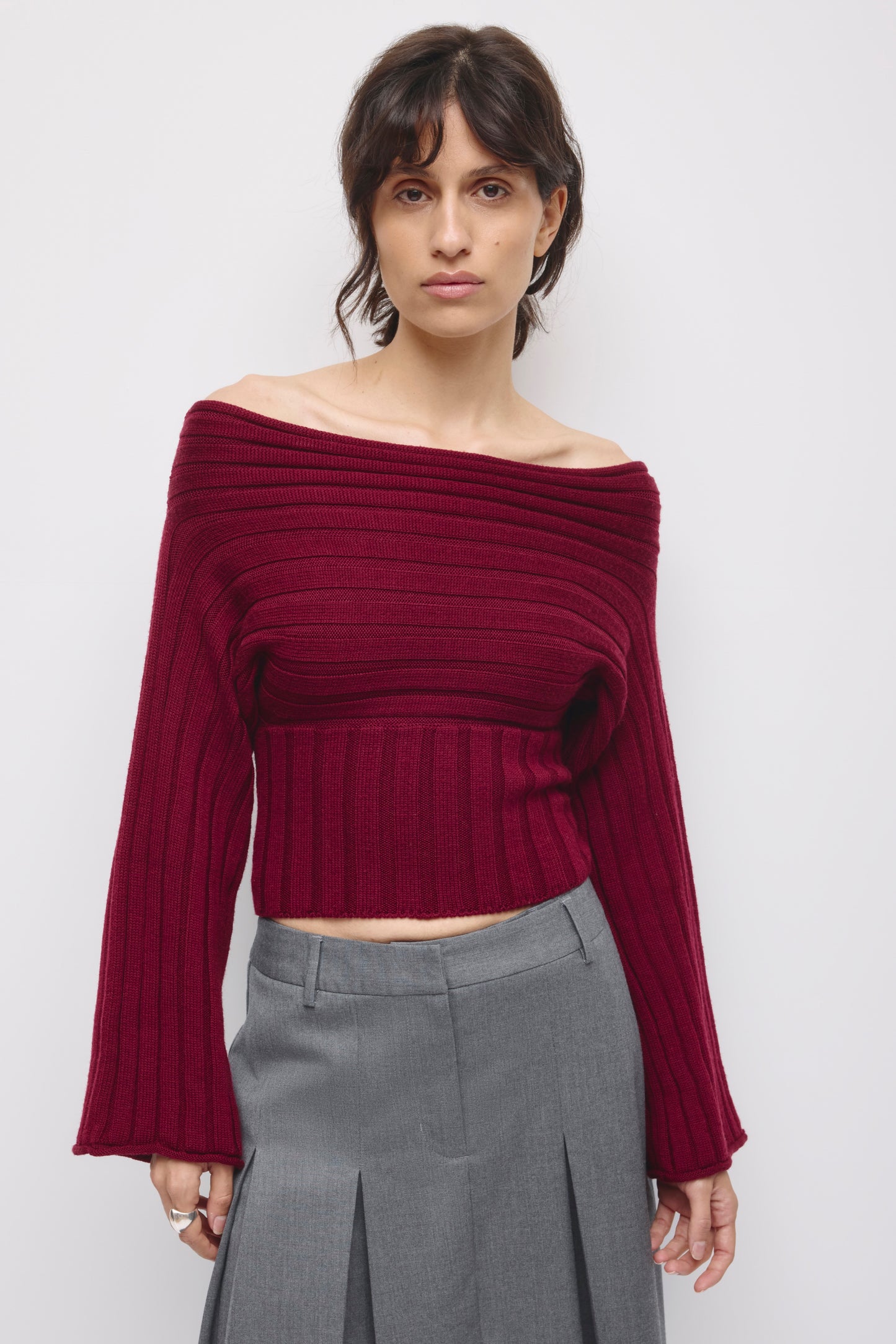 Women's Elina Convertible Sweater in Tawny Port
