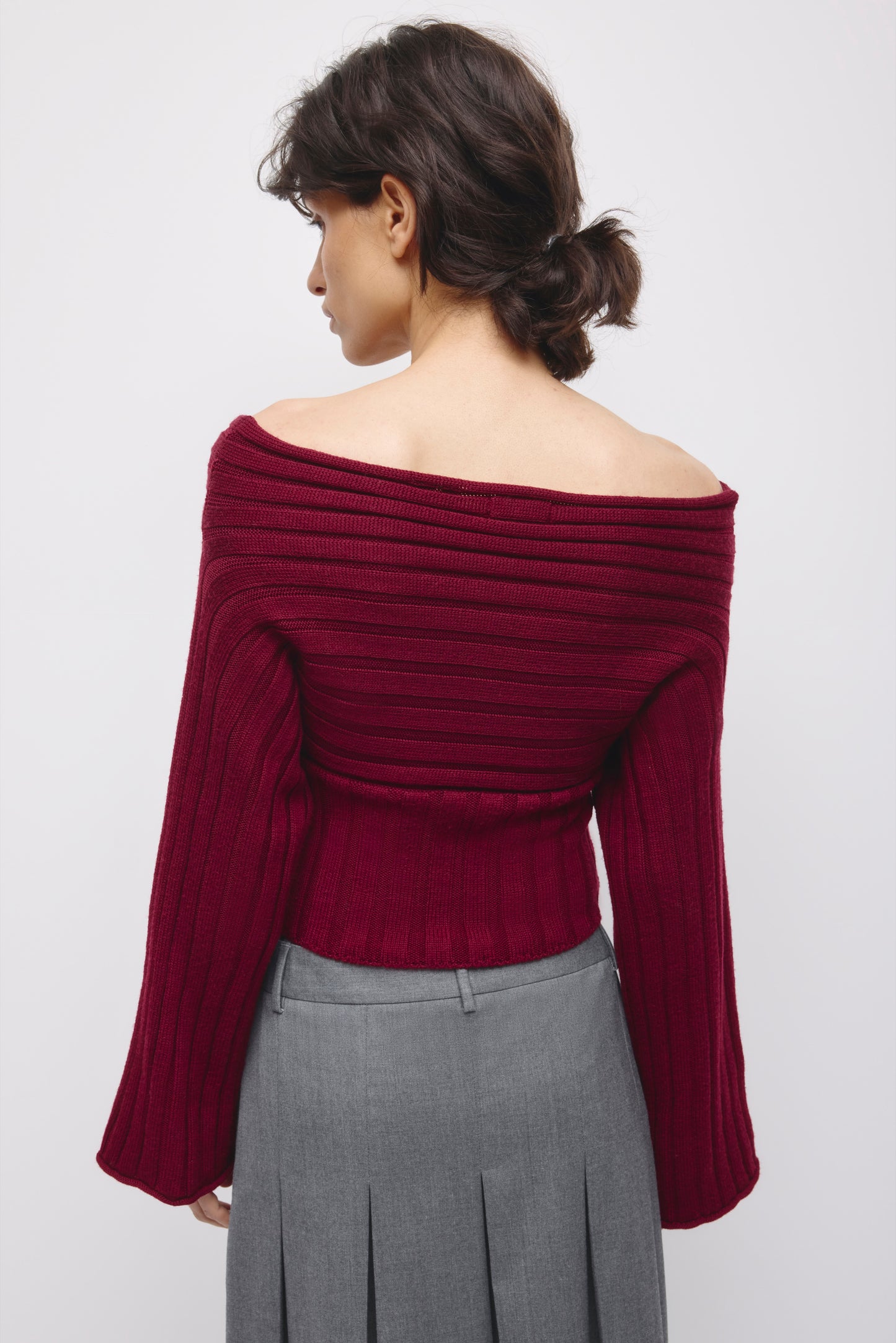 Women's Elina Convertible Sweater in Tawny Port