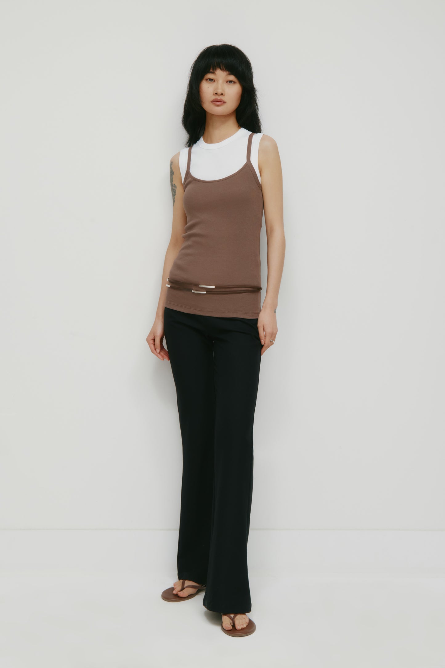 Women's Elongated Cami in Bark