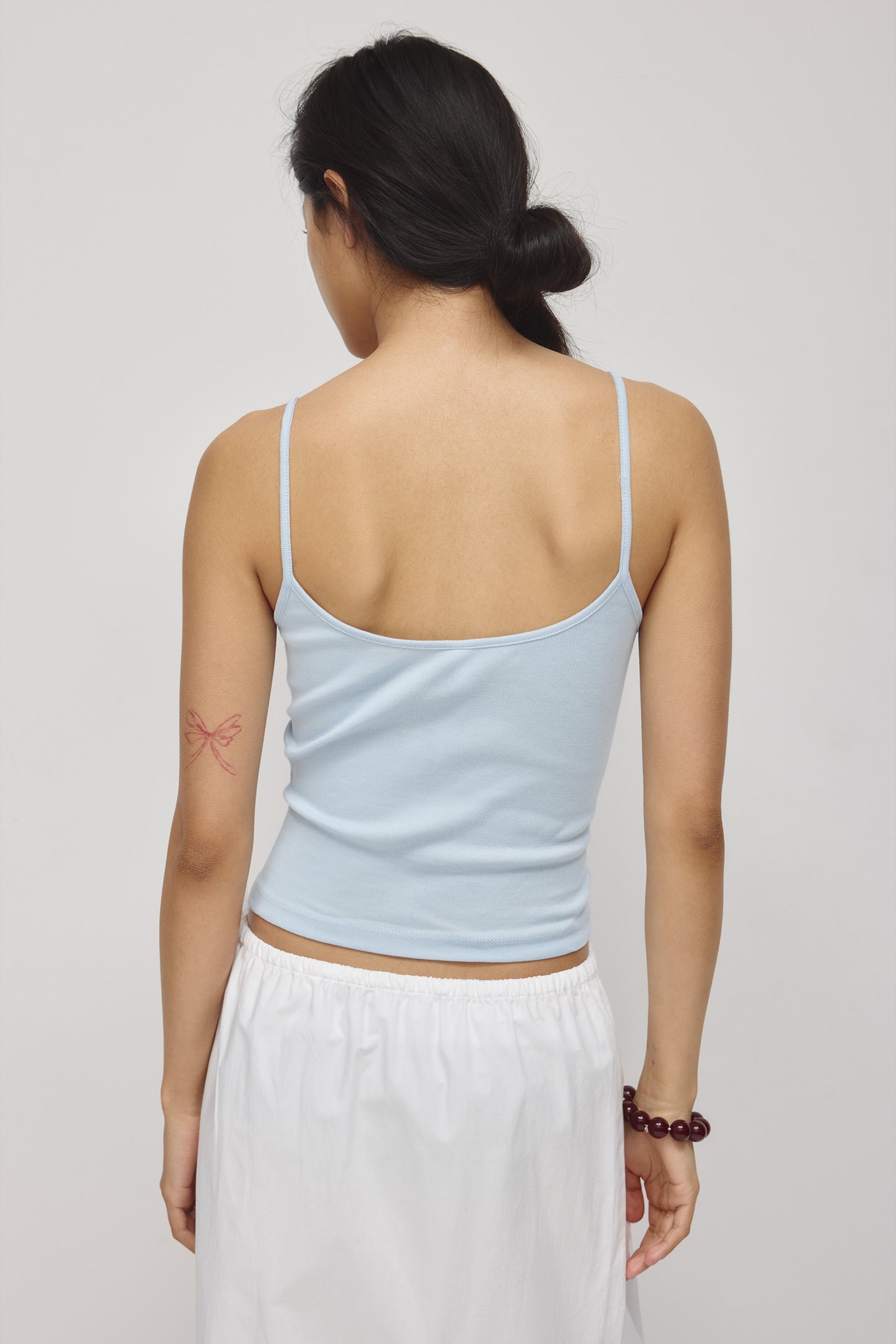 Women's Gathered Cami in Blue Aura