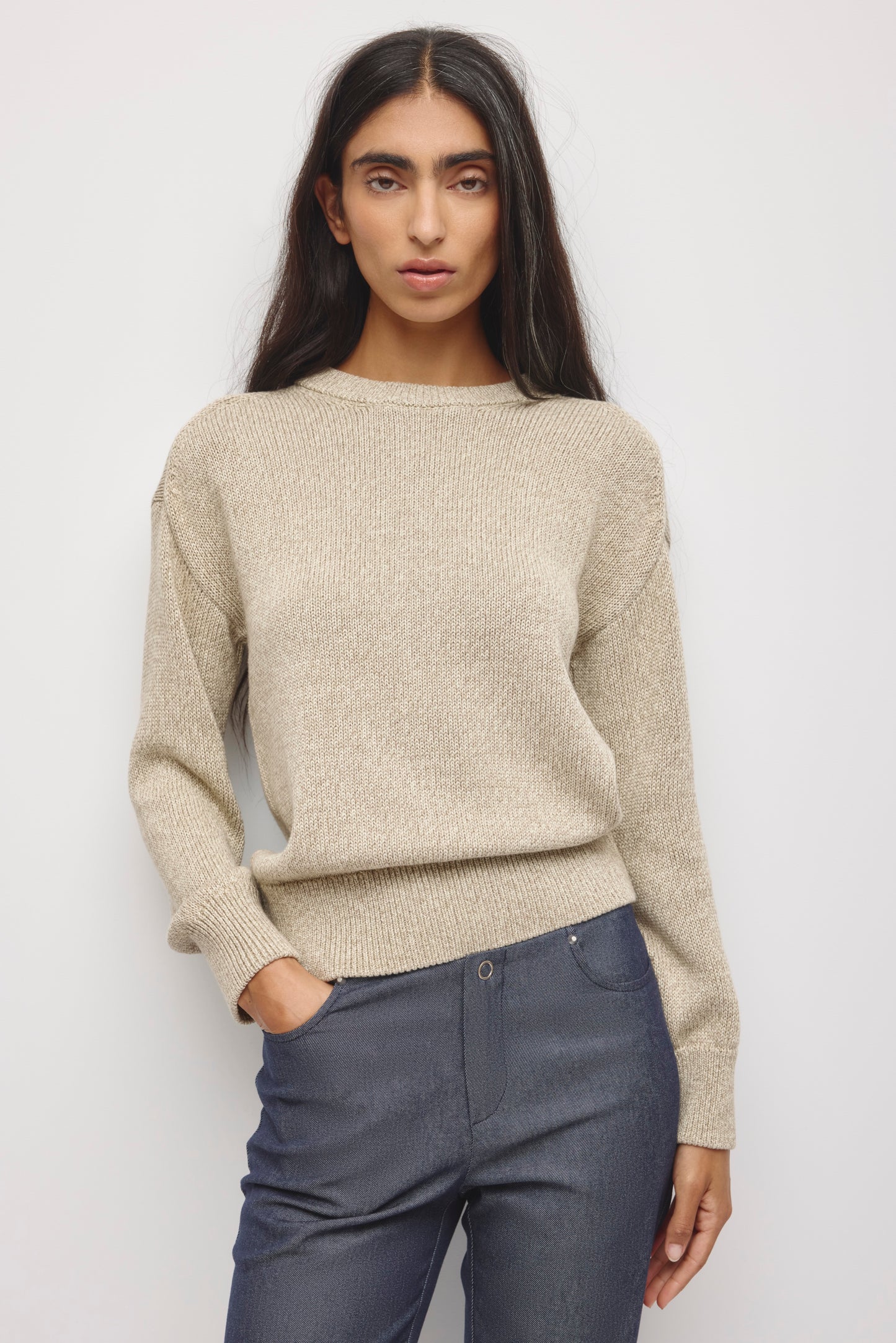 Women's Hamatah Sweater in Birch/Teak