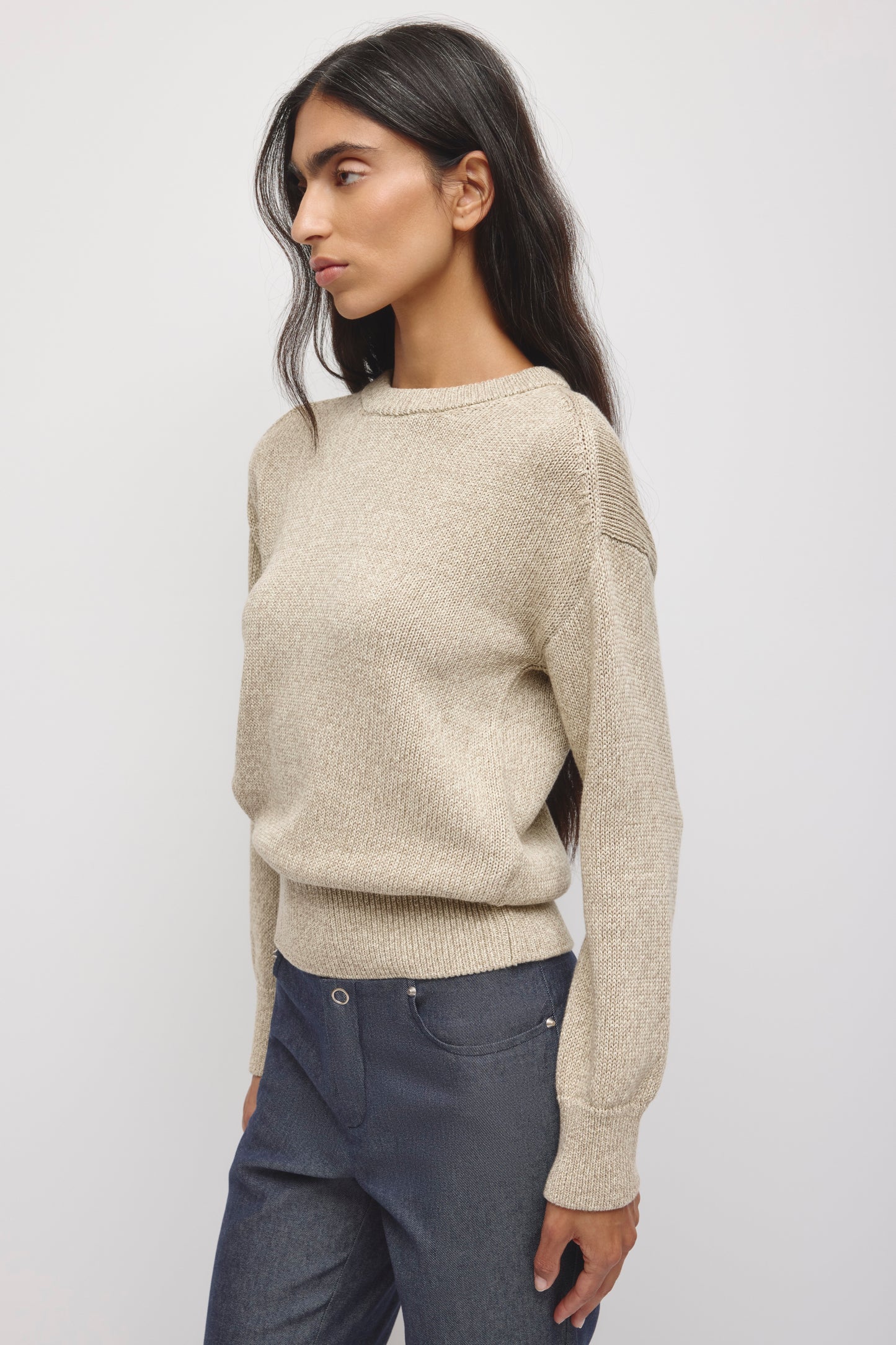 Women's Hamatah Sweater in Birch/Teak