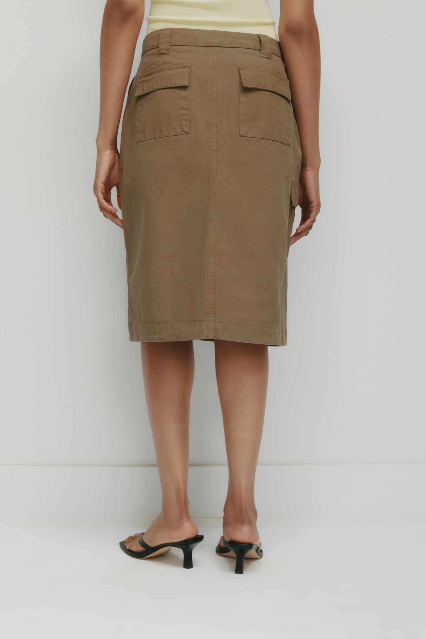 Women's Heka Skirt in Khaki Brown