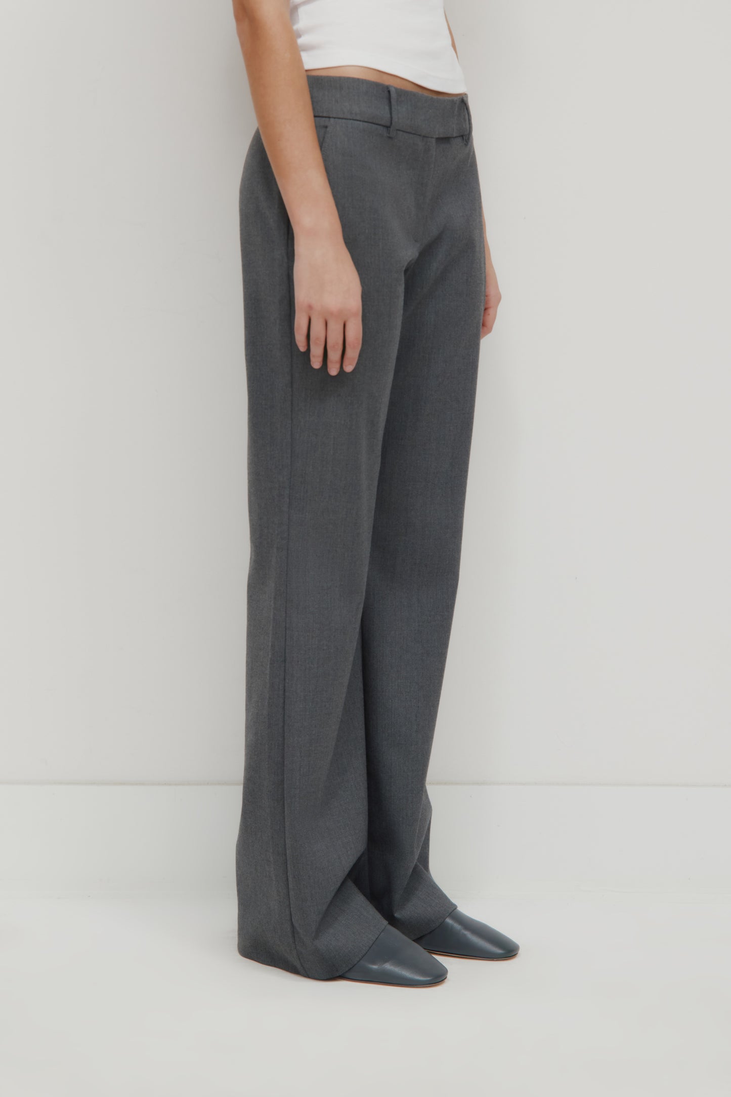 Women's Iman Trouser in Charcoal Mix