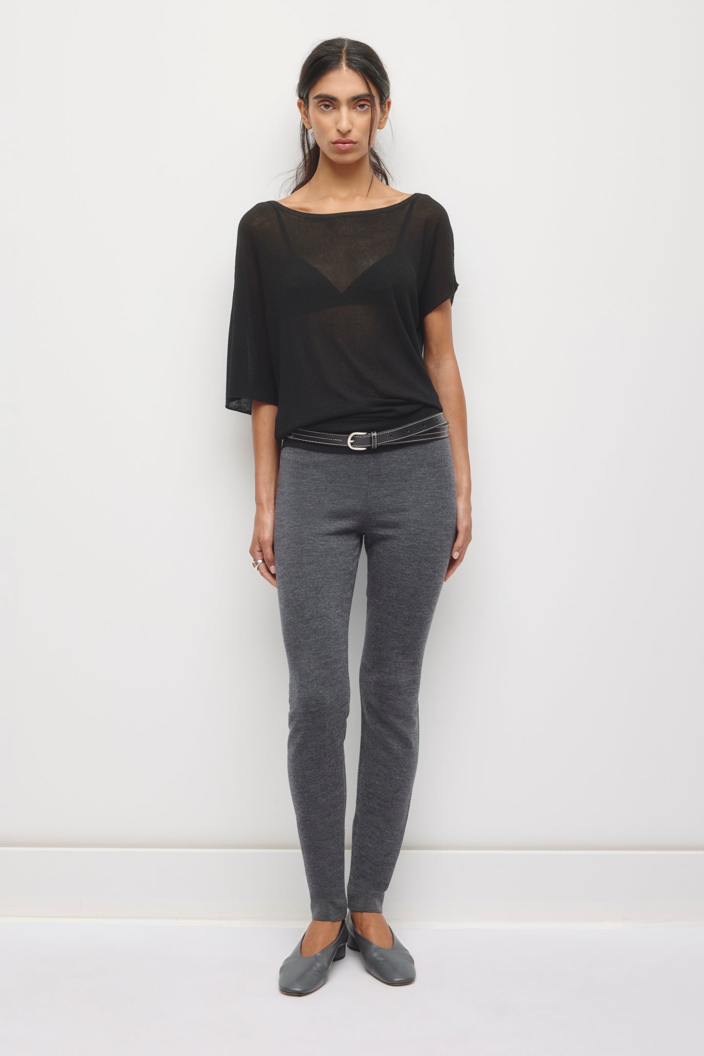 Women's Kenza Asymmetric Sweater in Black