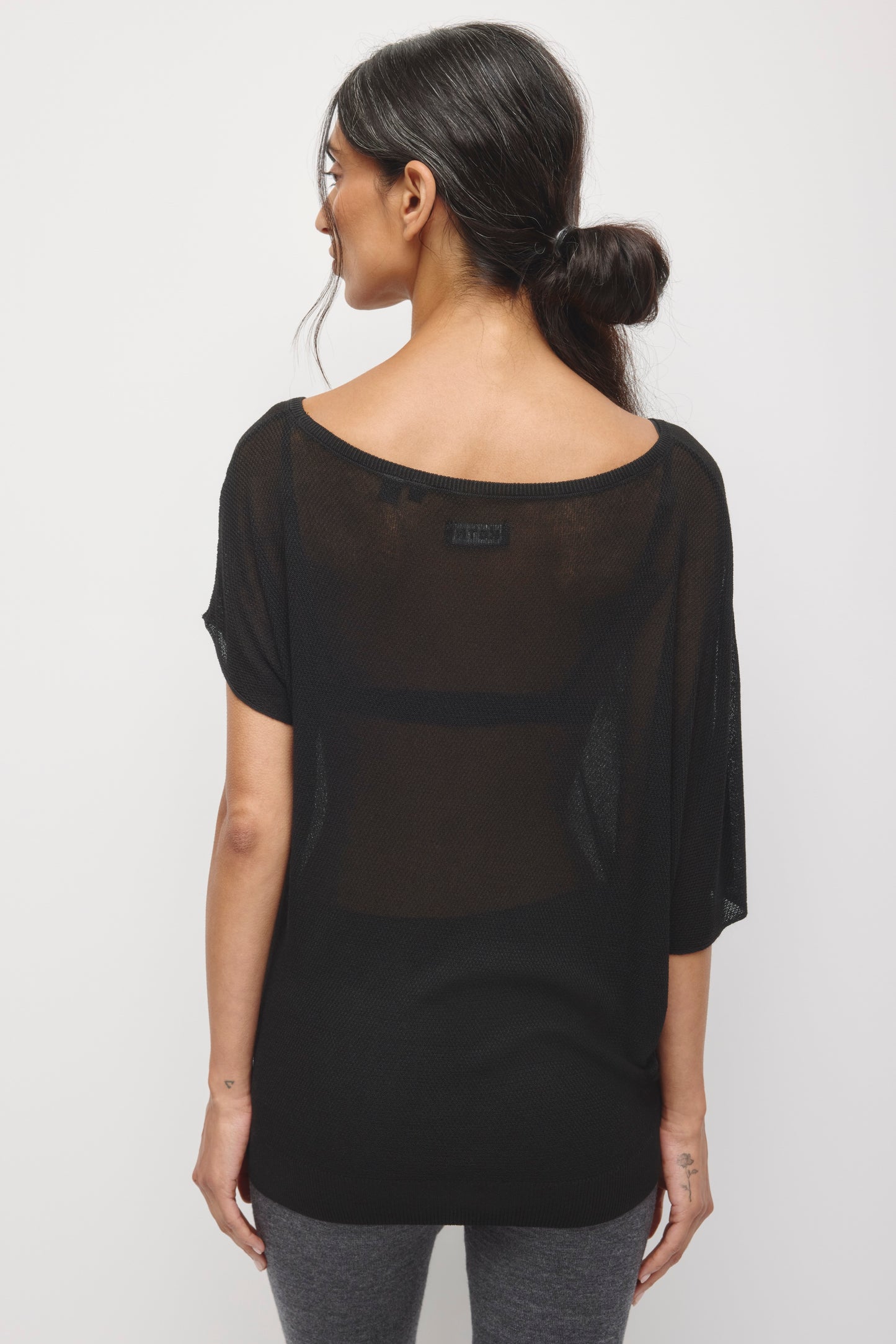Women's Kenza Asymmetric Sweater in Black