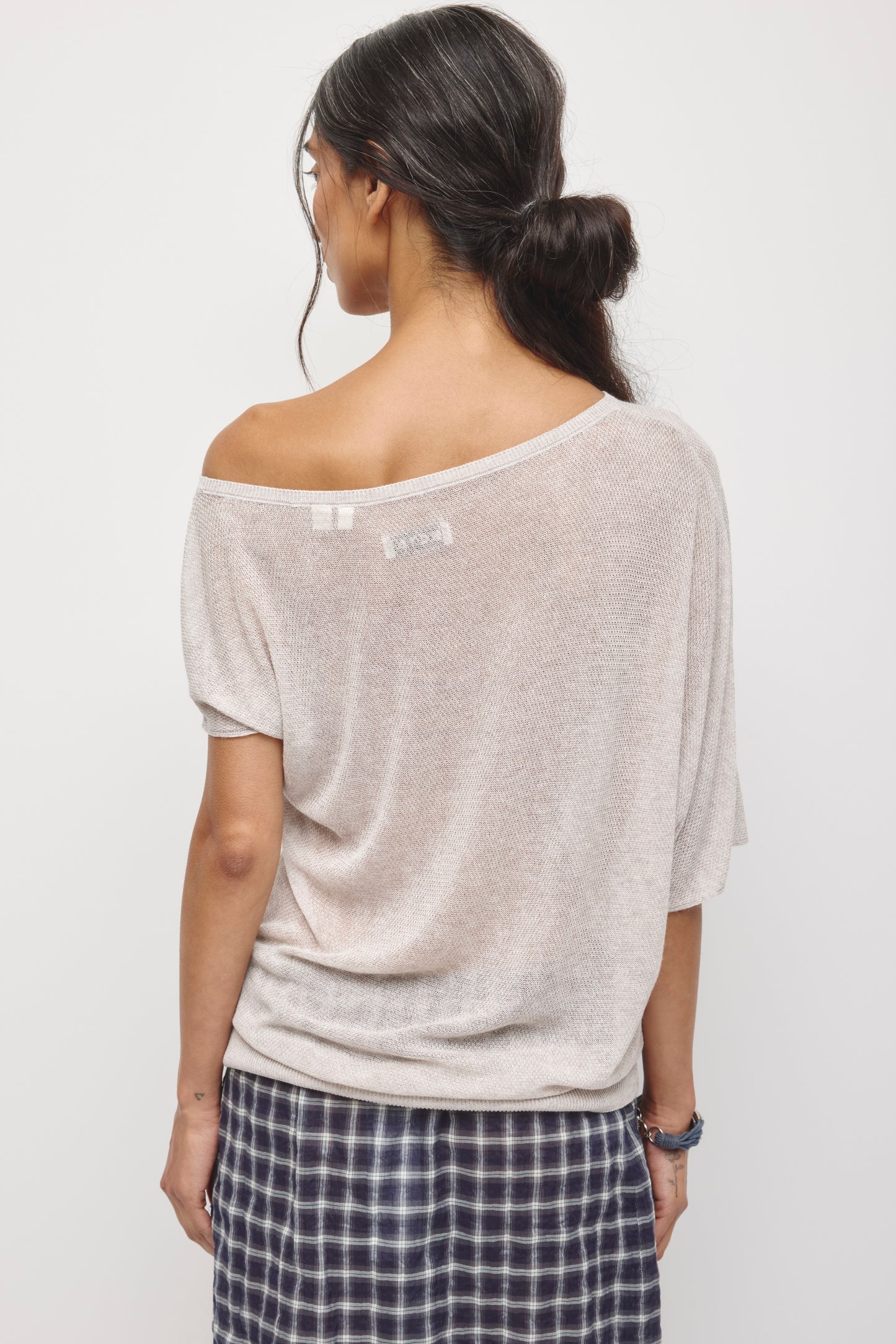 Women's Kenza Asymmetric Sweater in Piedra