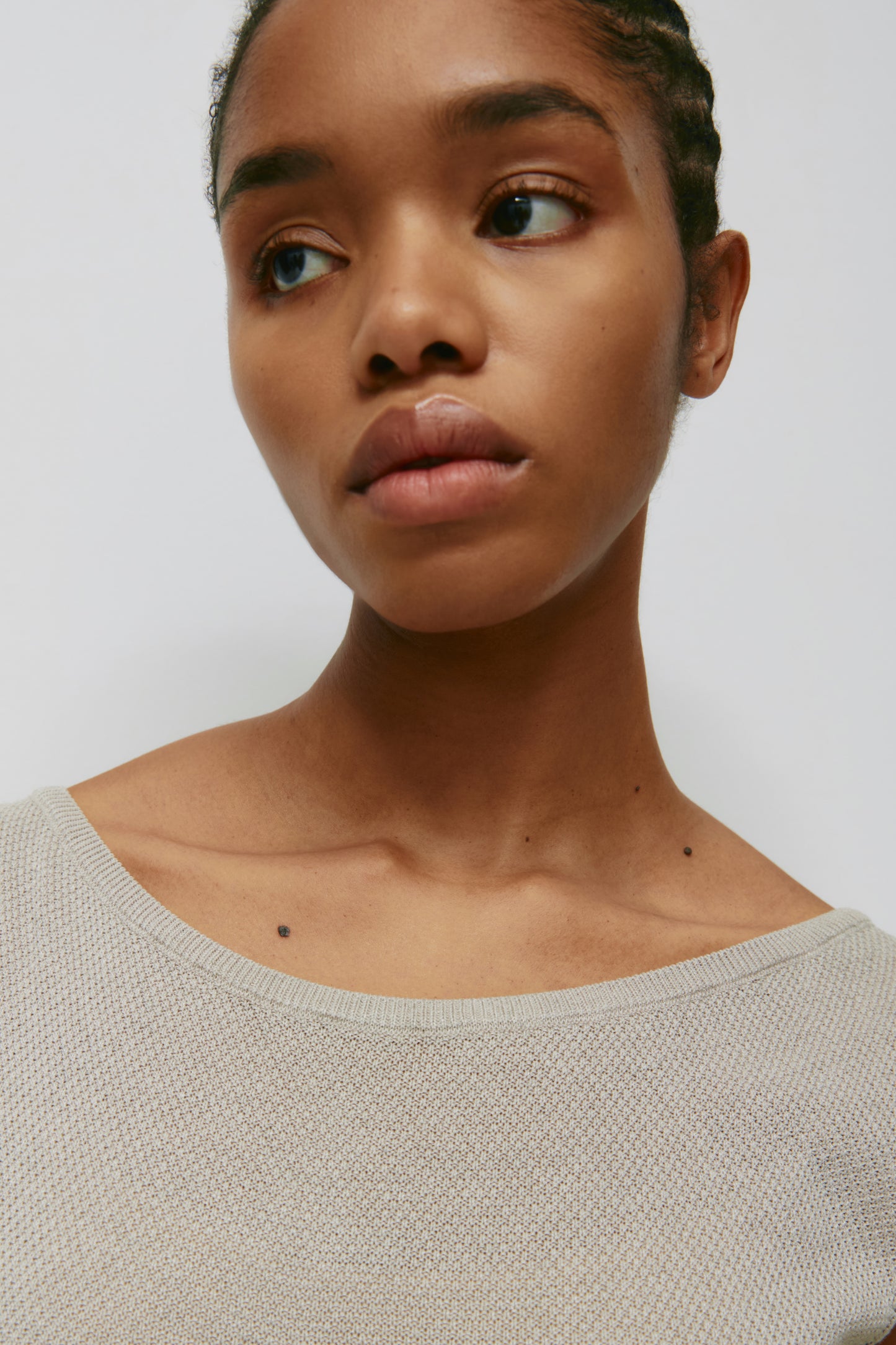 Women's Kenza Boatneck Tank in Lino