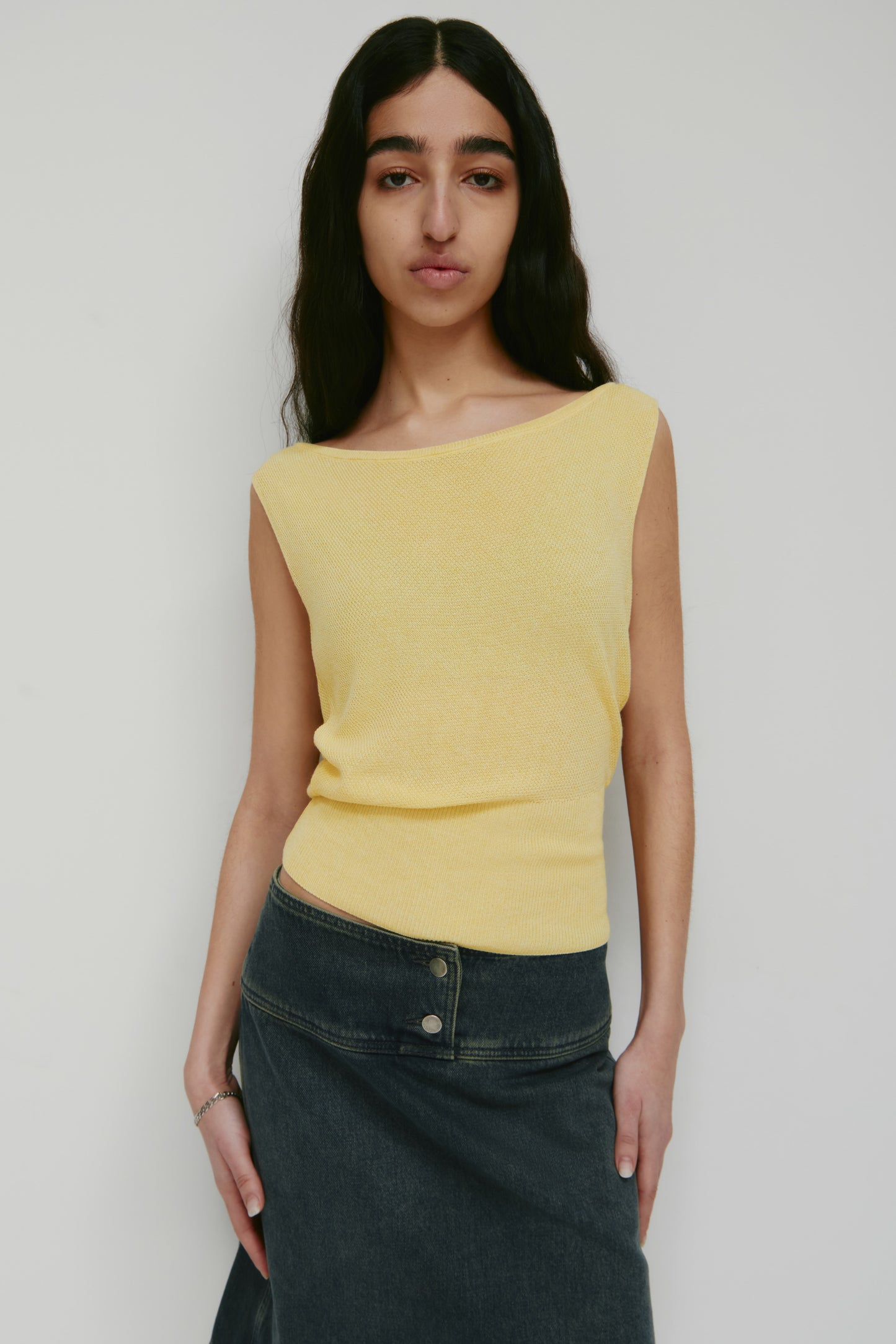 Women's Kenza Boatneck Tank in Sorbet