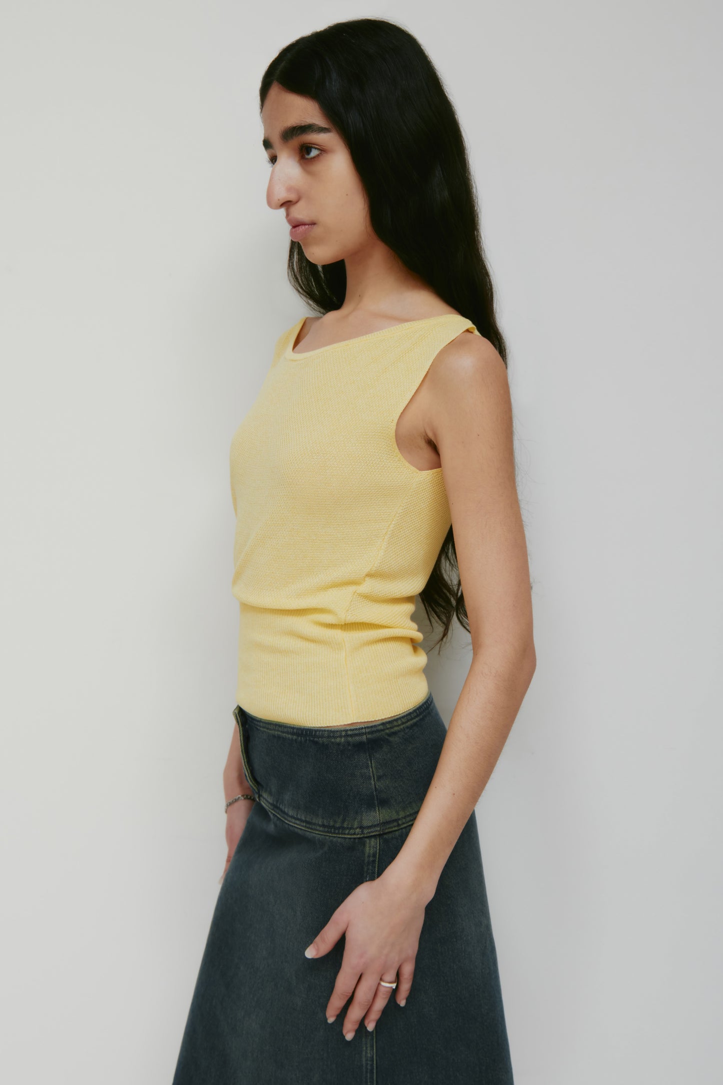 Women's Kenza Boatneck Tank in Sorbet