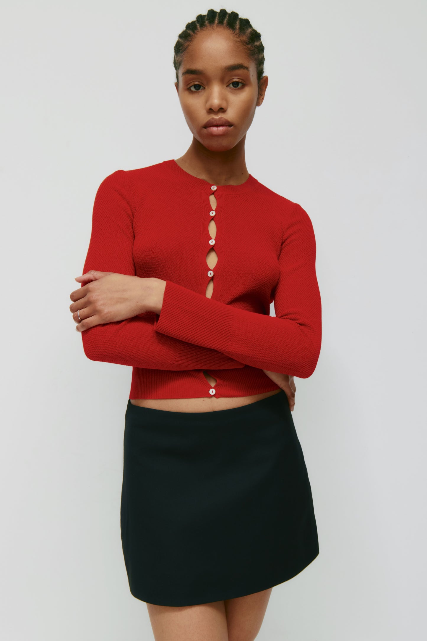 Women's Kenza Kissing Cardi in Salsa