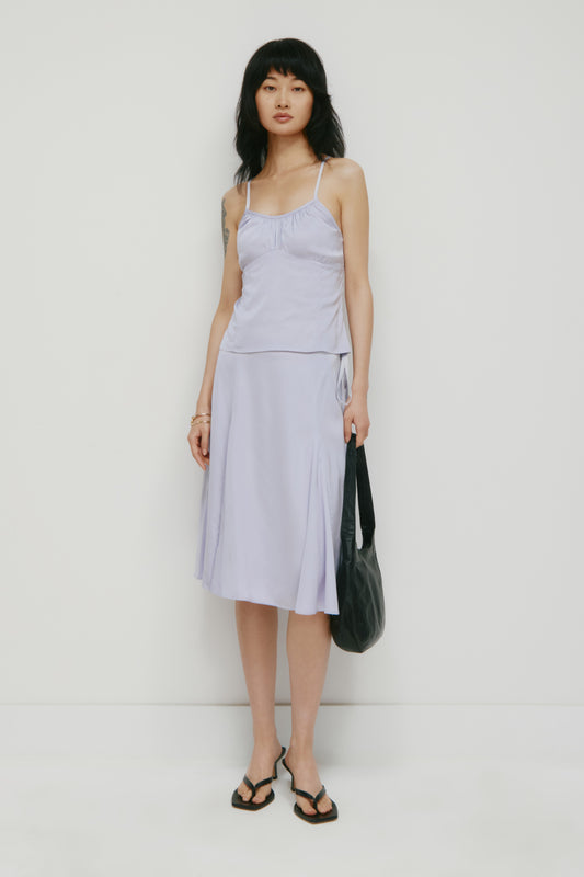 Women's Layali Midi Skirt in Thistle