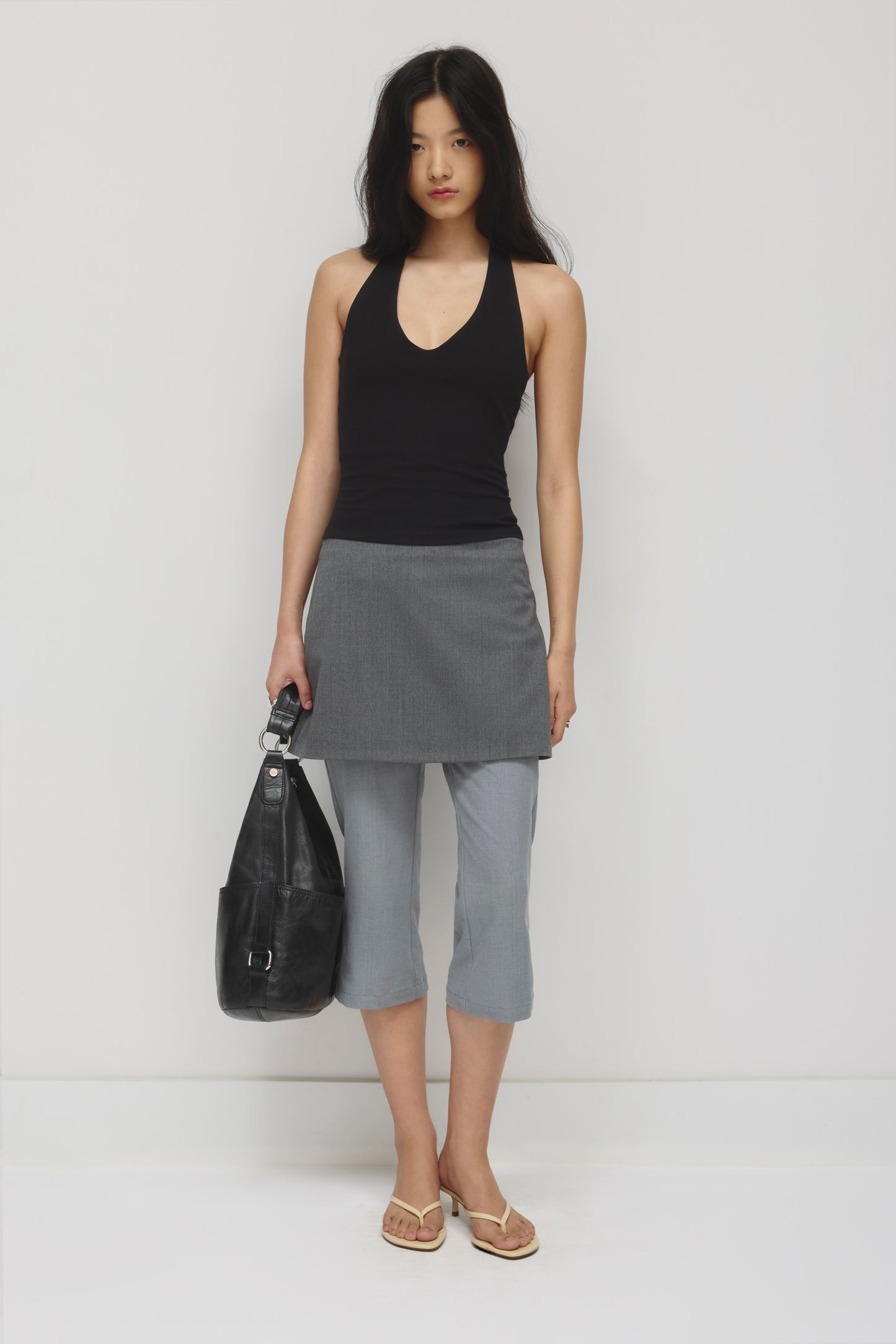 Women's Layn Infinity Halter in Black